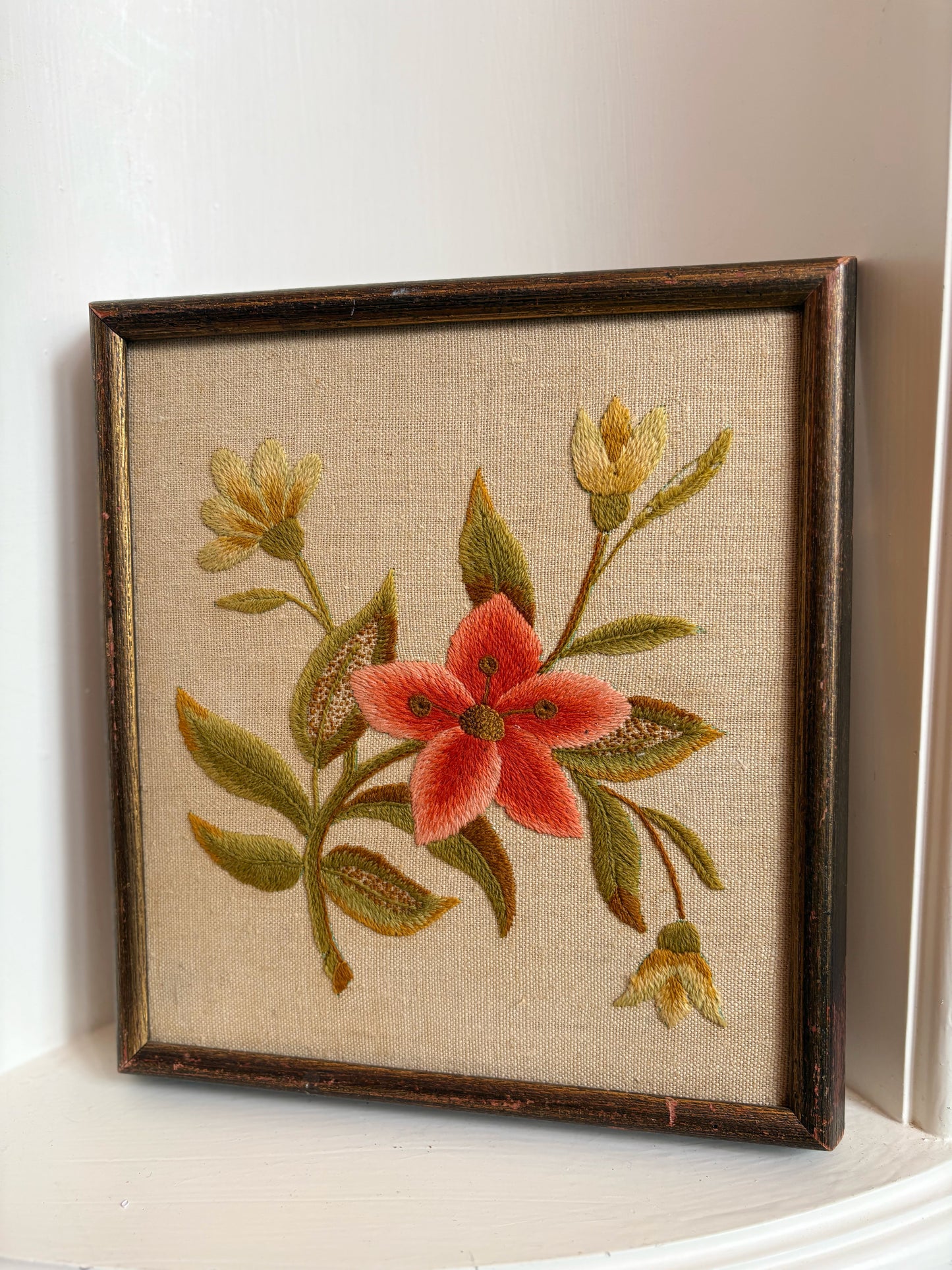 Needlework Wall Art Flowers