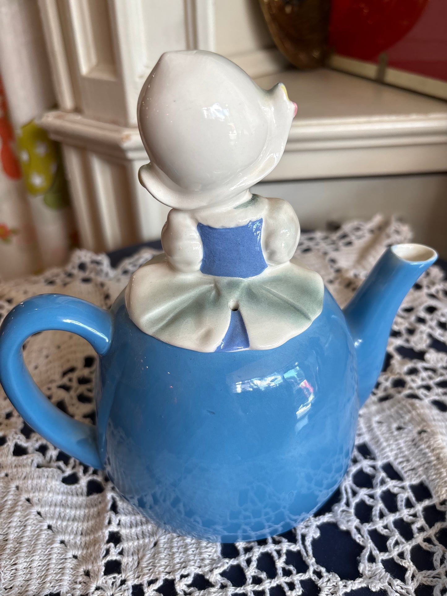Lefton 1950s Dutch Girl Teapot - made in Japan