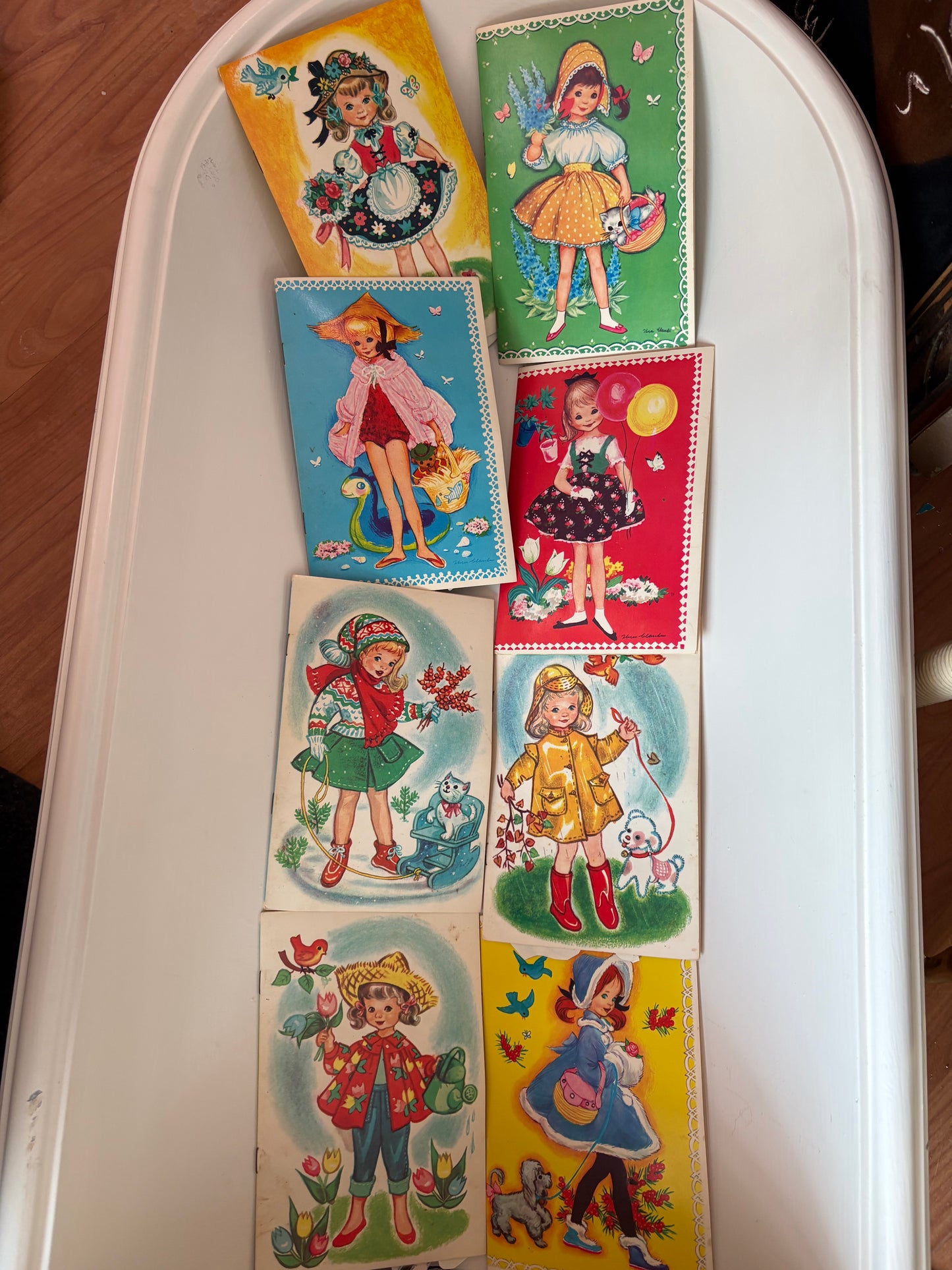 Little Miss Moppet box of cutout cards