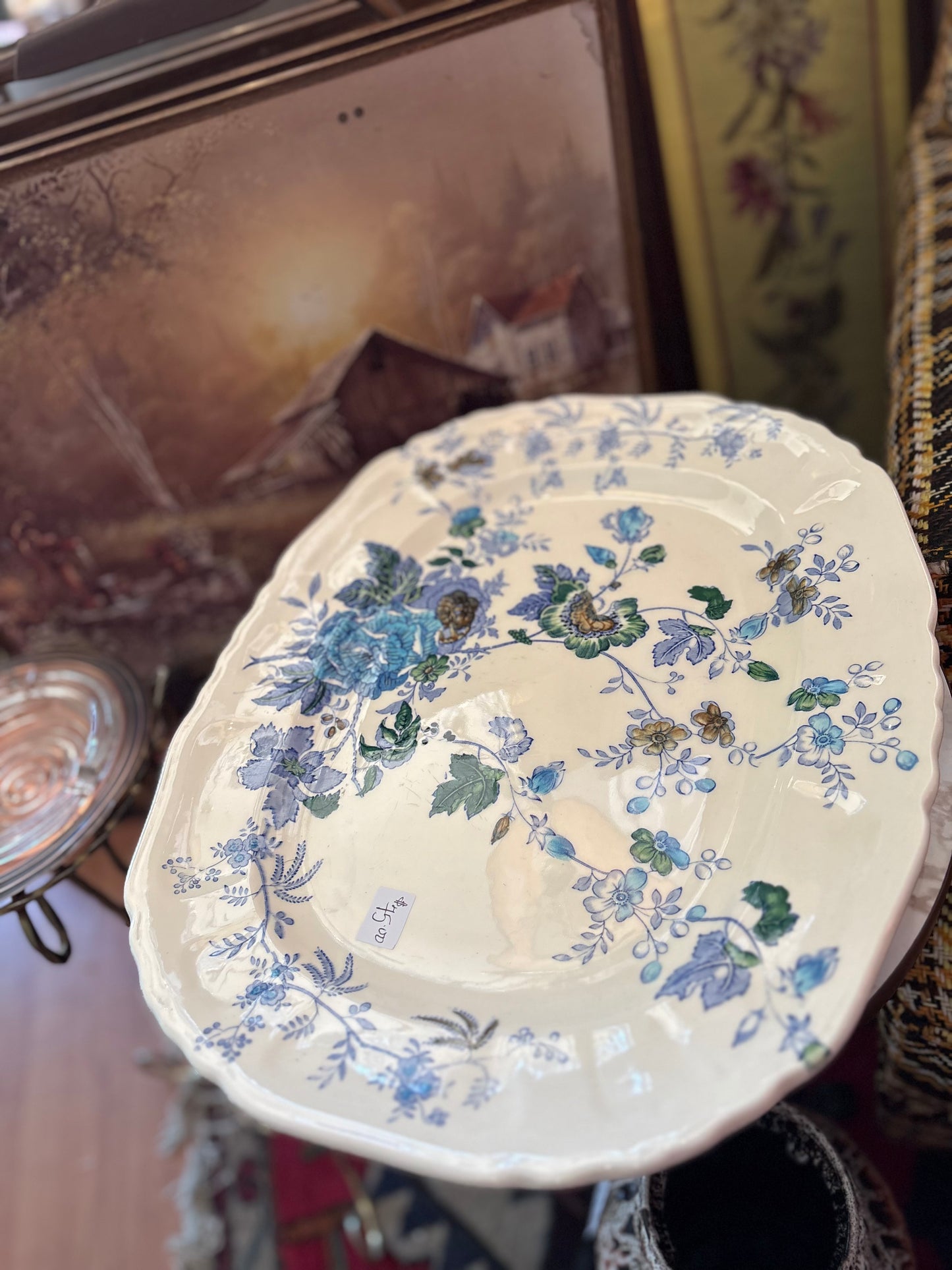 Mason’s England blue & white tray
