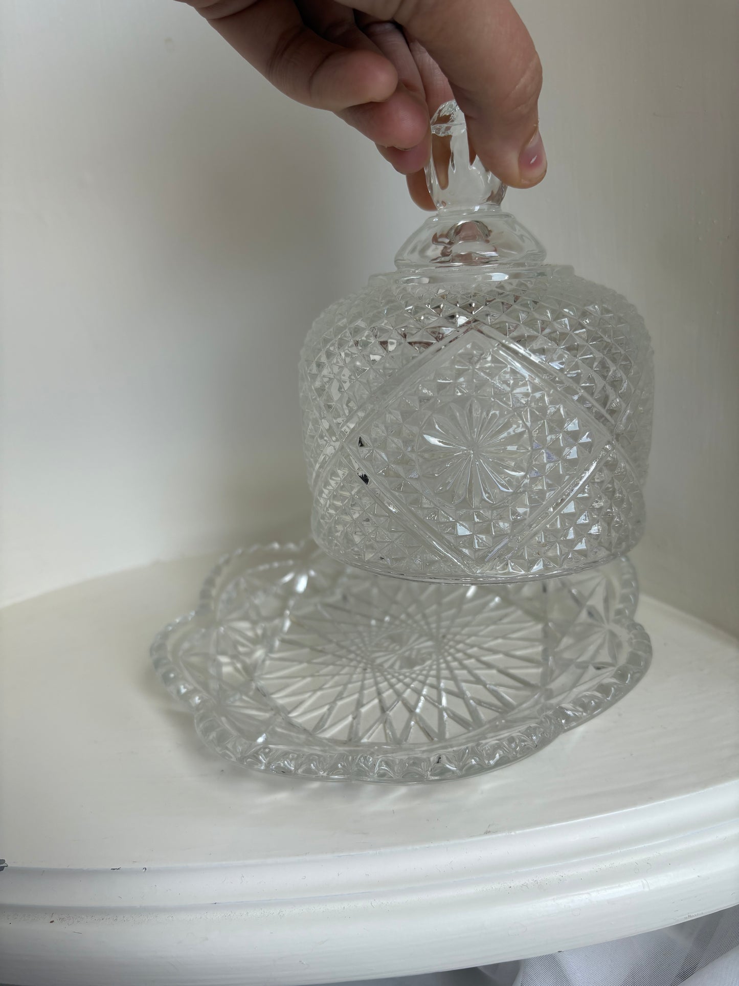 Avon Round Butter Dish