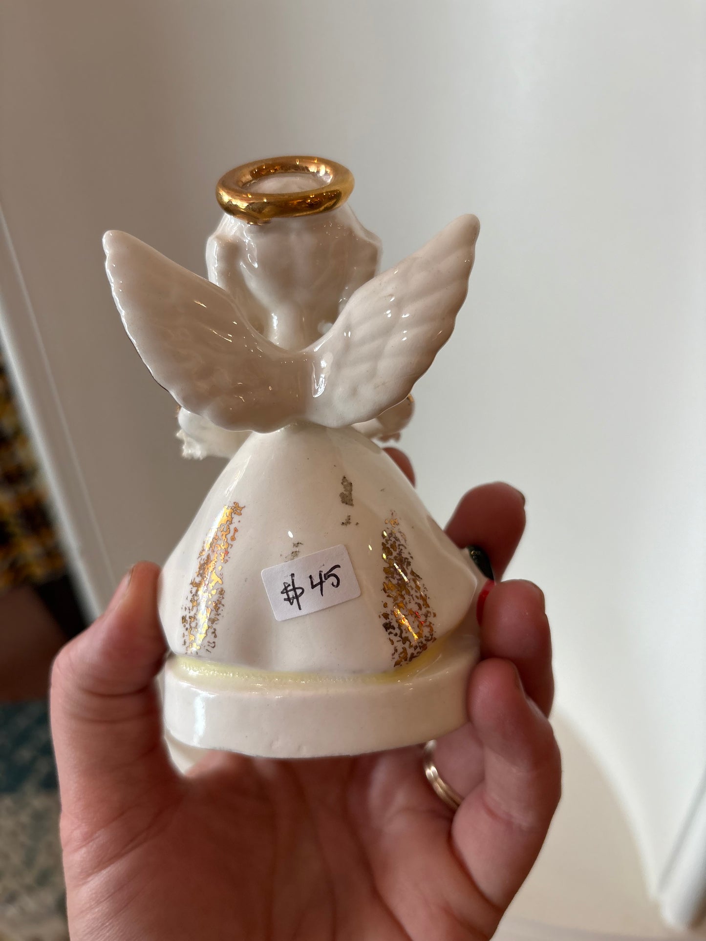 Napco Giftcraft September Birthday Girl Angel - made in Japan