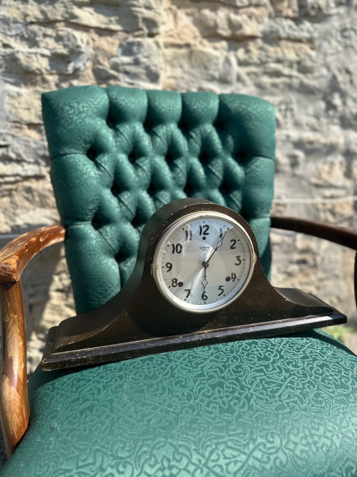 Gilbert Wooden Mantle Clock