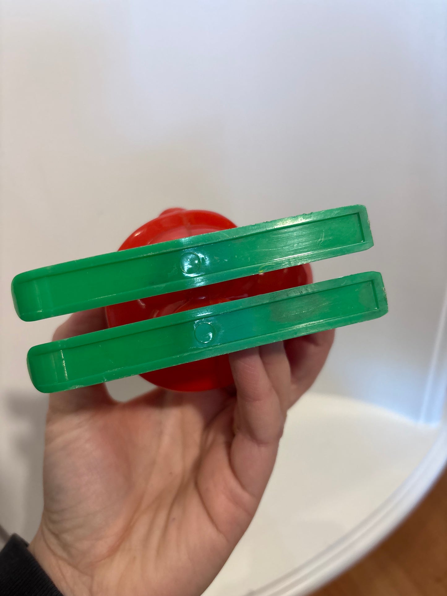 Rosebro Plastic Santa Candy Holder vintage