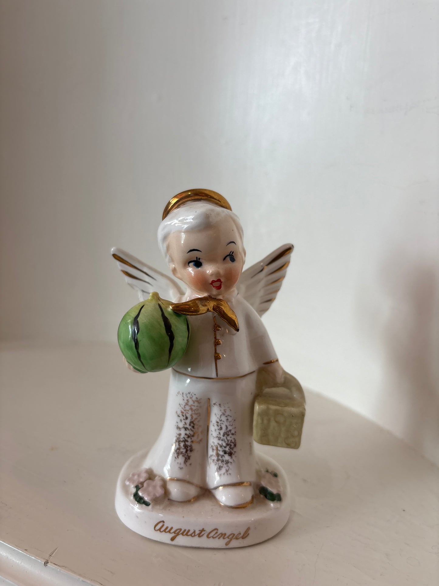 Napco August Birthday Boy Angel