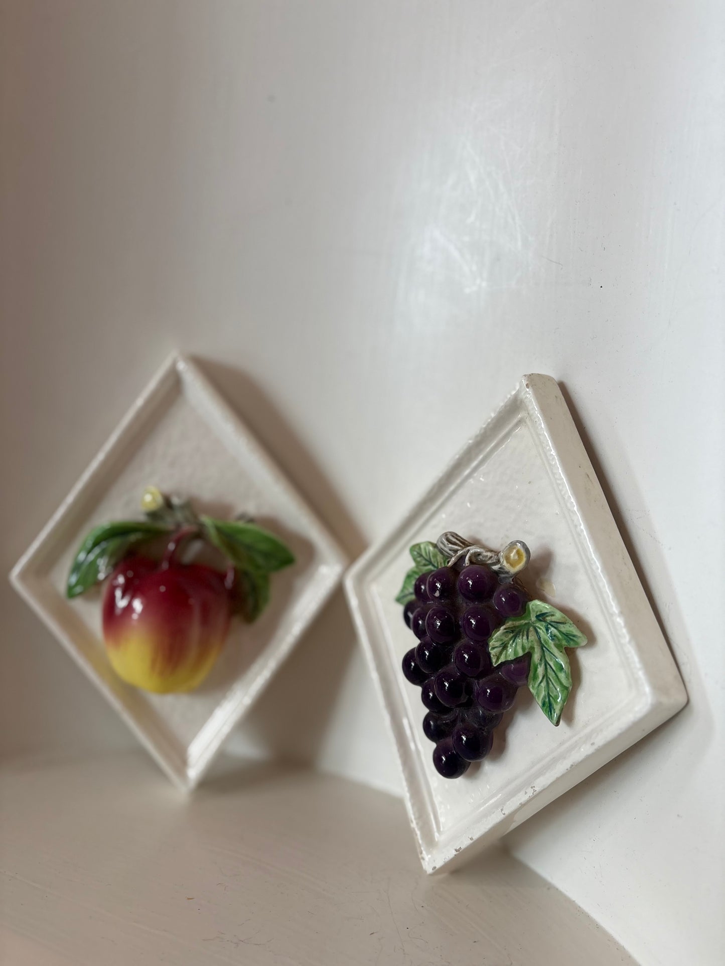 Ceramic Fruit Wall Plaques