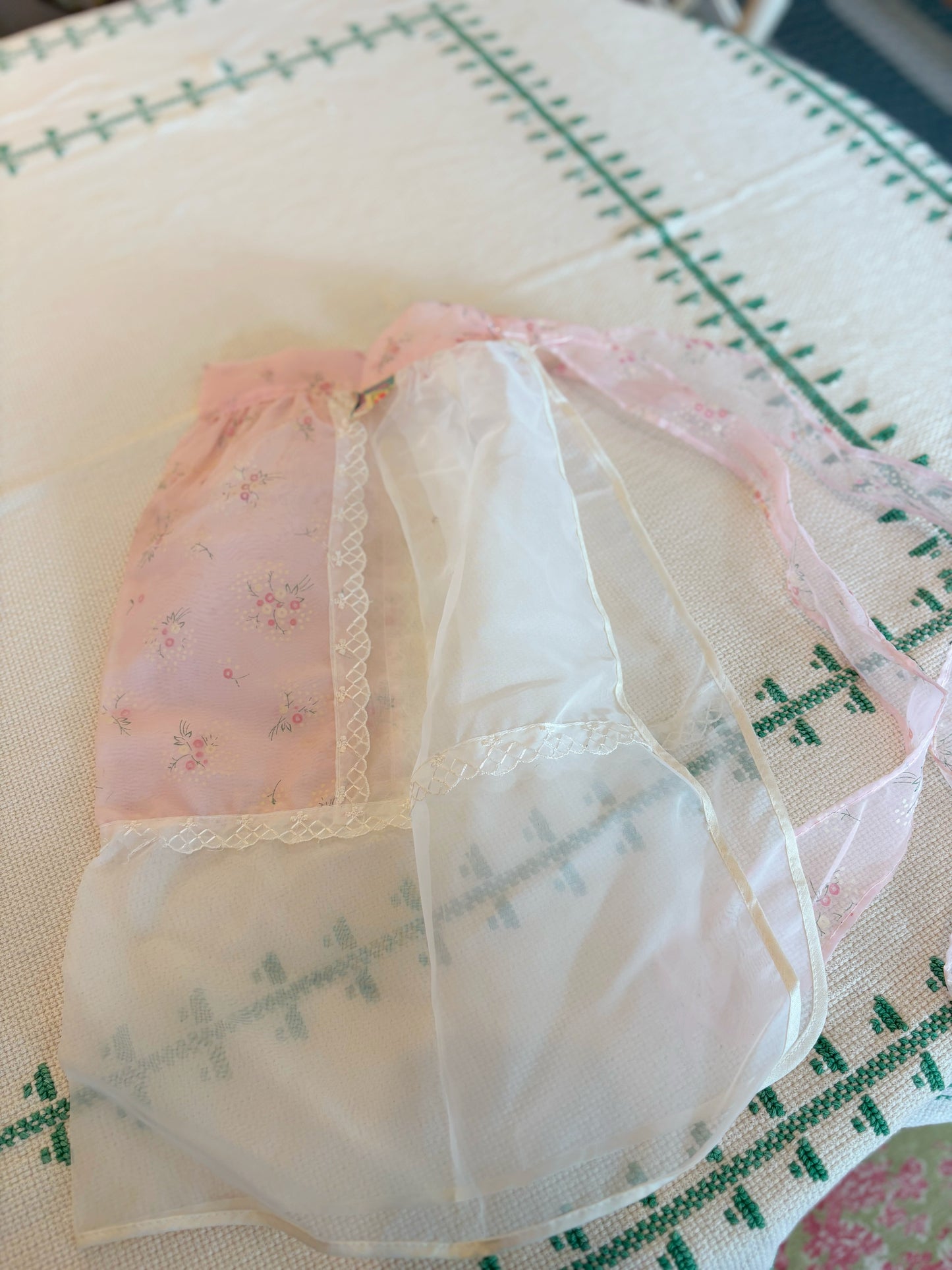 Julie Hunter vintage floral apron