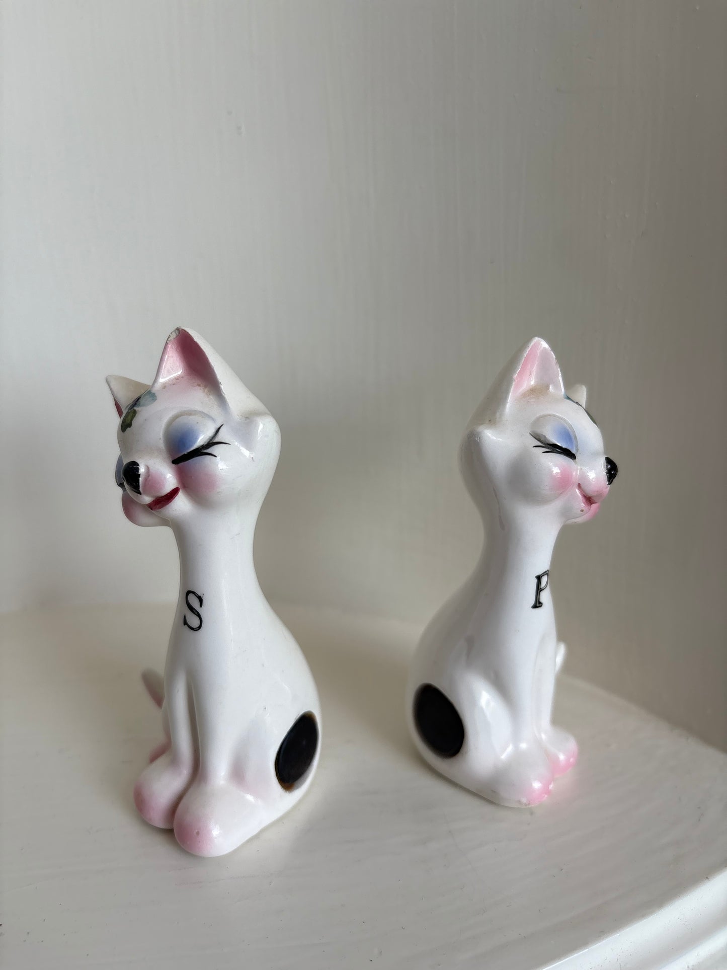 Magnetic Cat Salt & Pepper Shakers