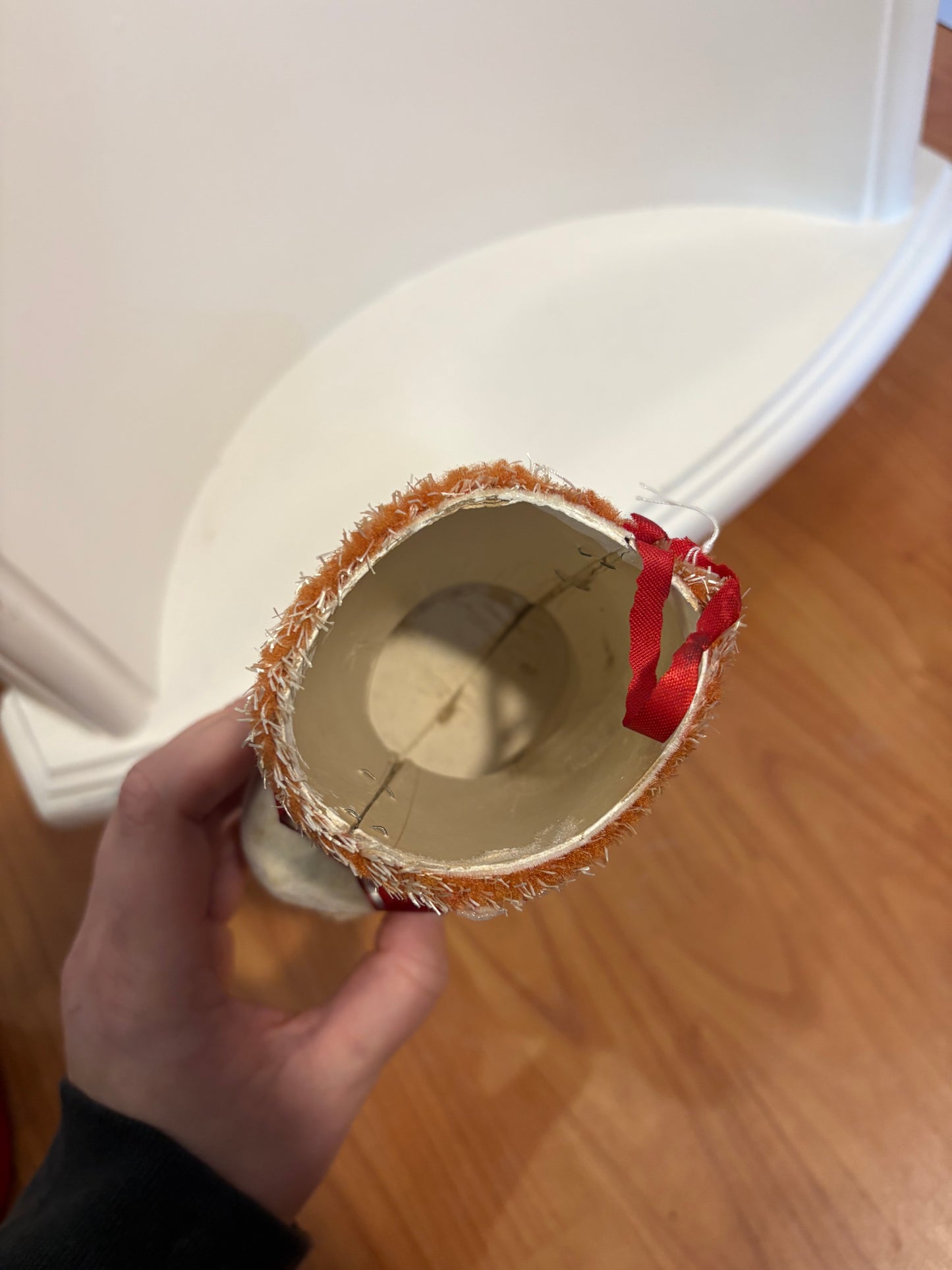 Santa Boot Candy Holder (white) - made in Japan