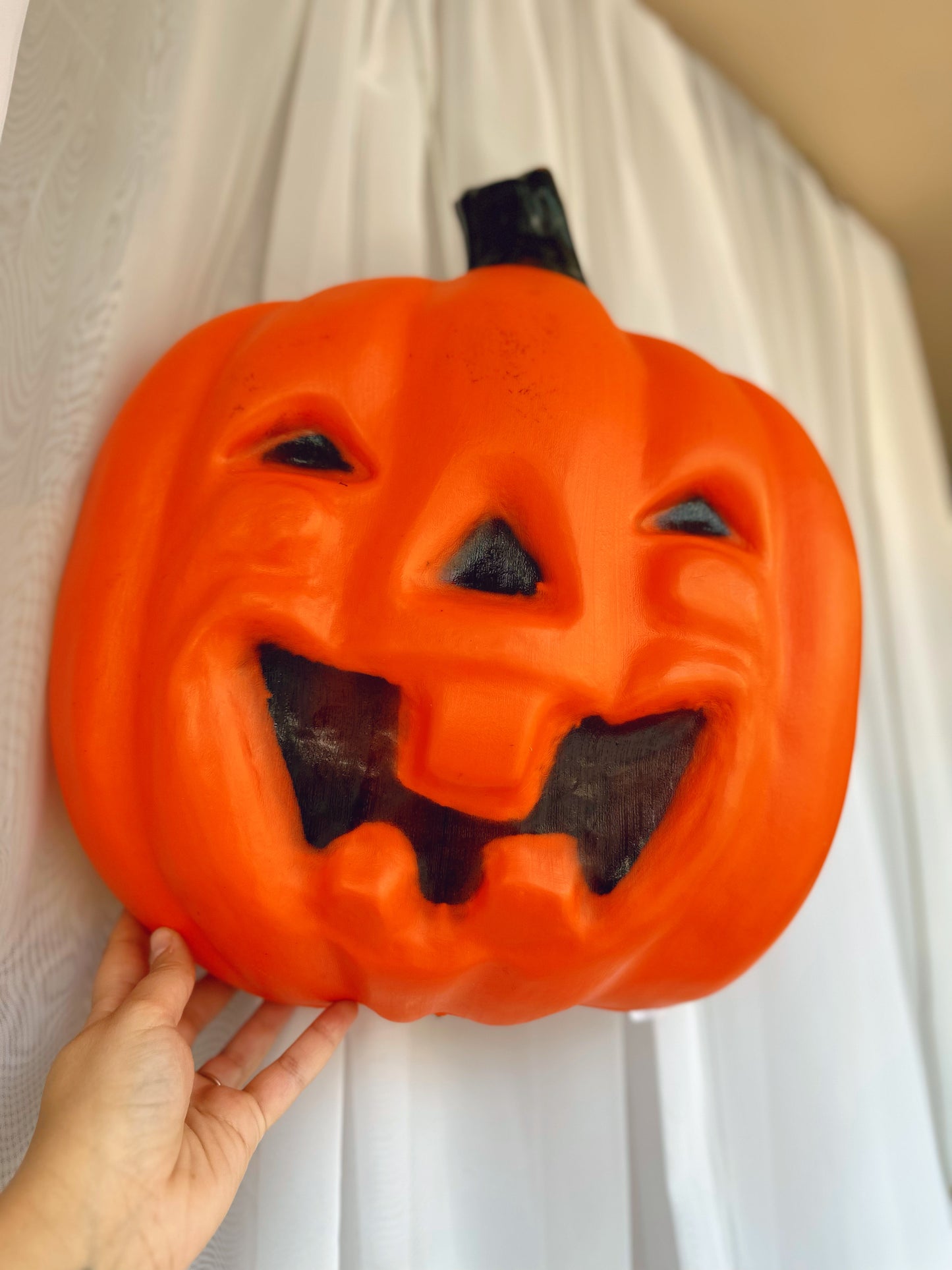 Jackolantern face vintage blow mold