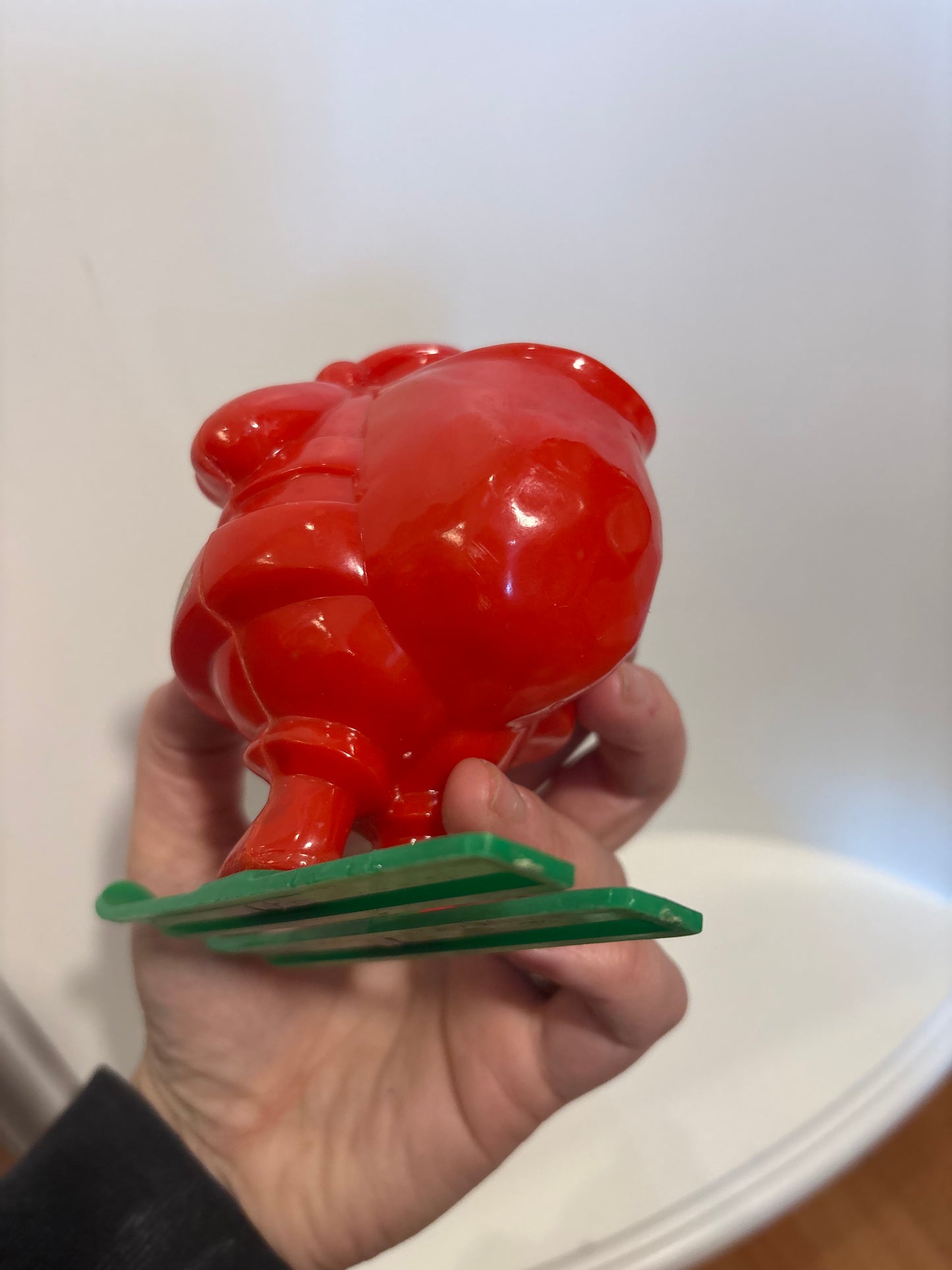 Rosebro Plastic Santa Candy Holder vintage