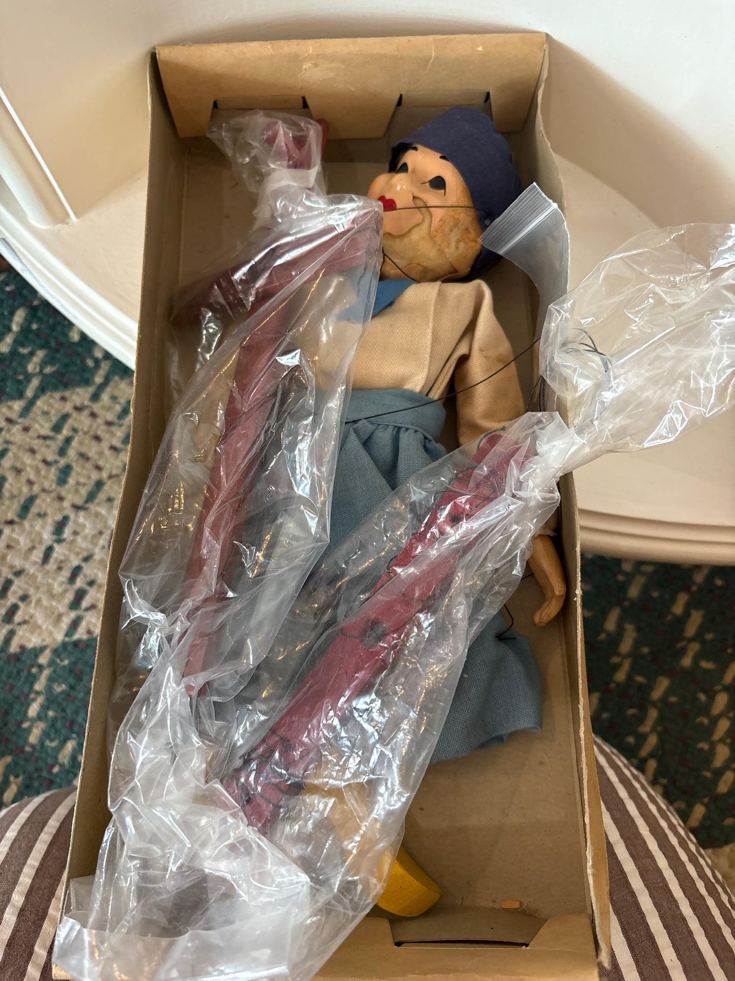 1940s Hazelle’s Dutch Boy Marionette Puppet