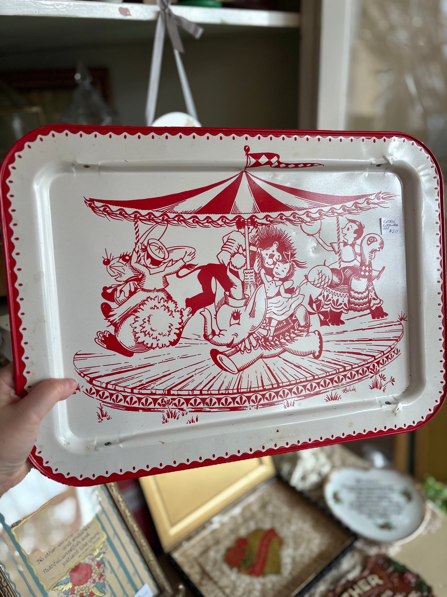 Folding Ferris Wheel Tray