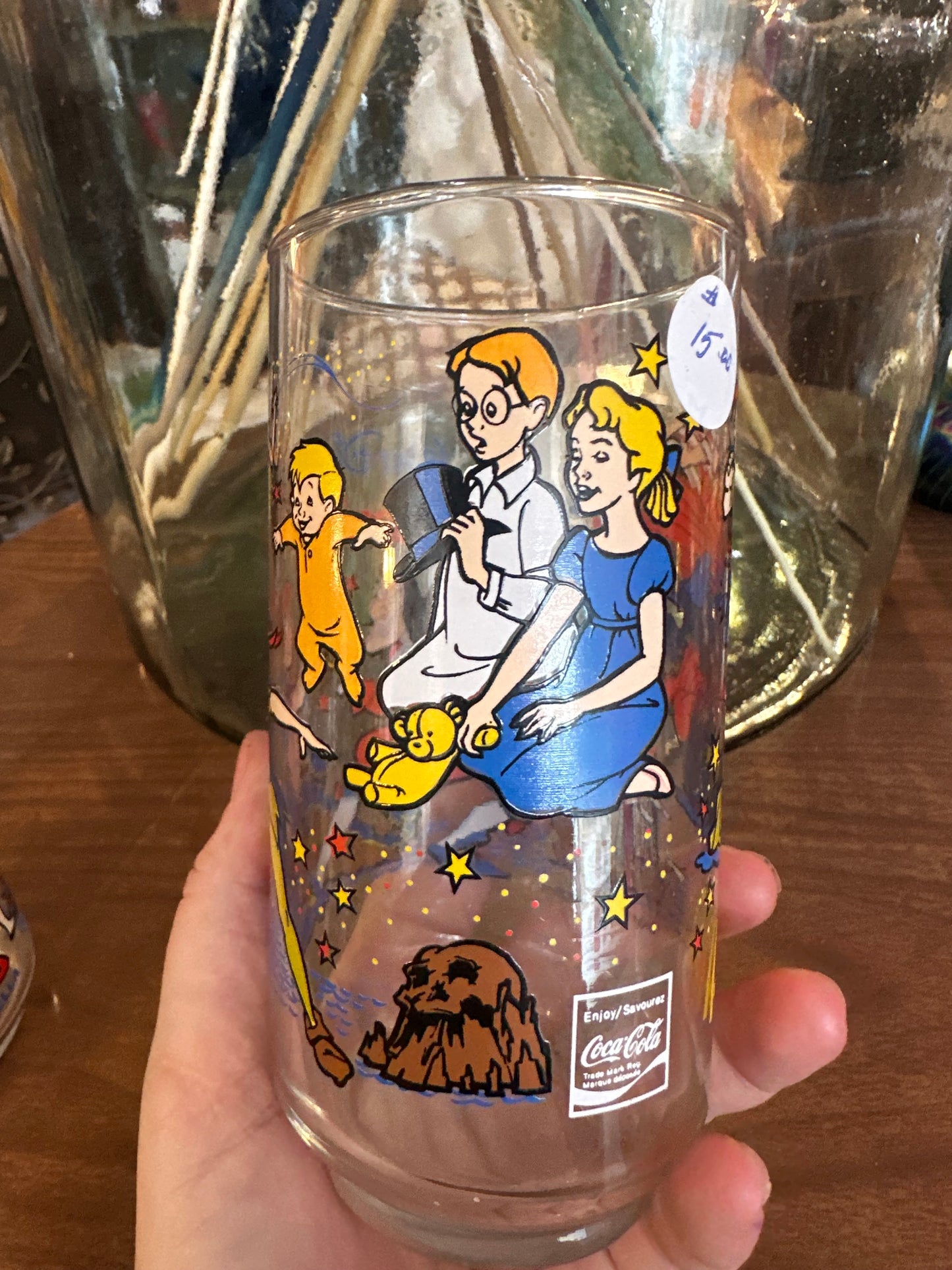 1980s Disney Mcdonald’s Drinking Glasses (Peter Pan & Cinderella)