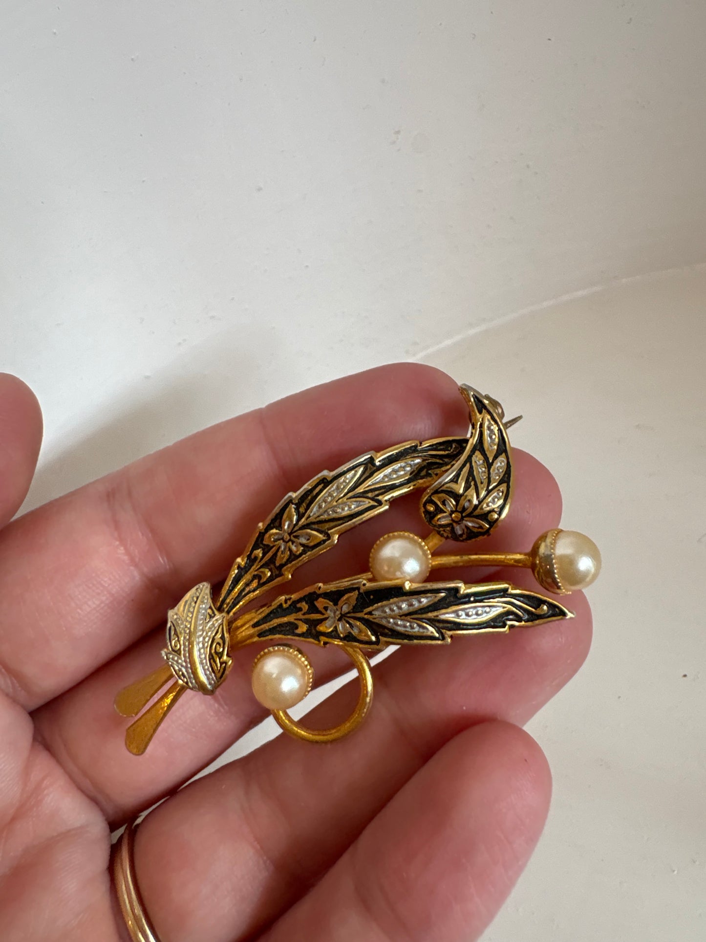 Brooch #12 - Damascene