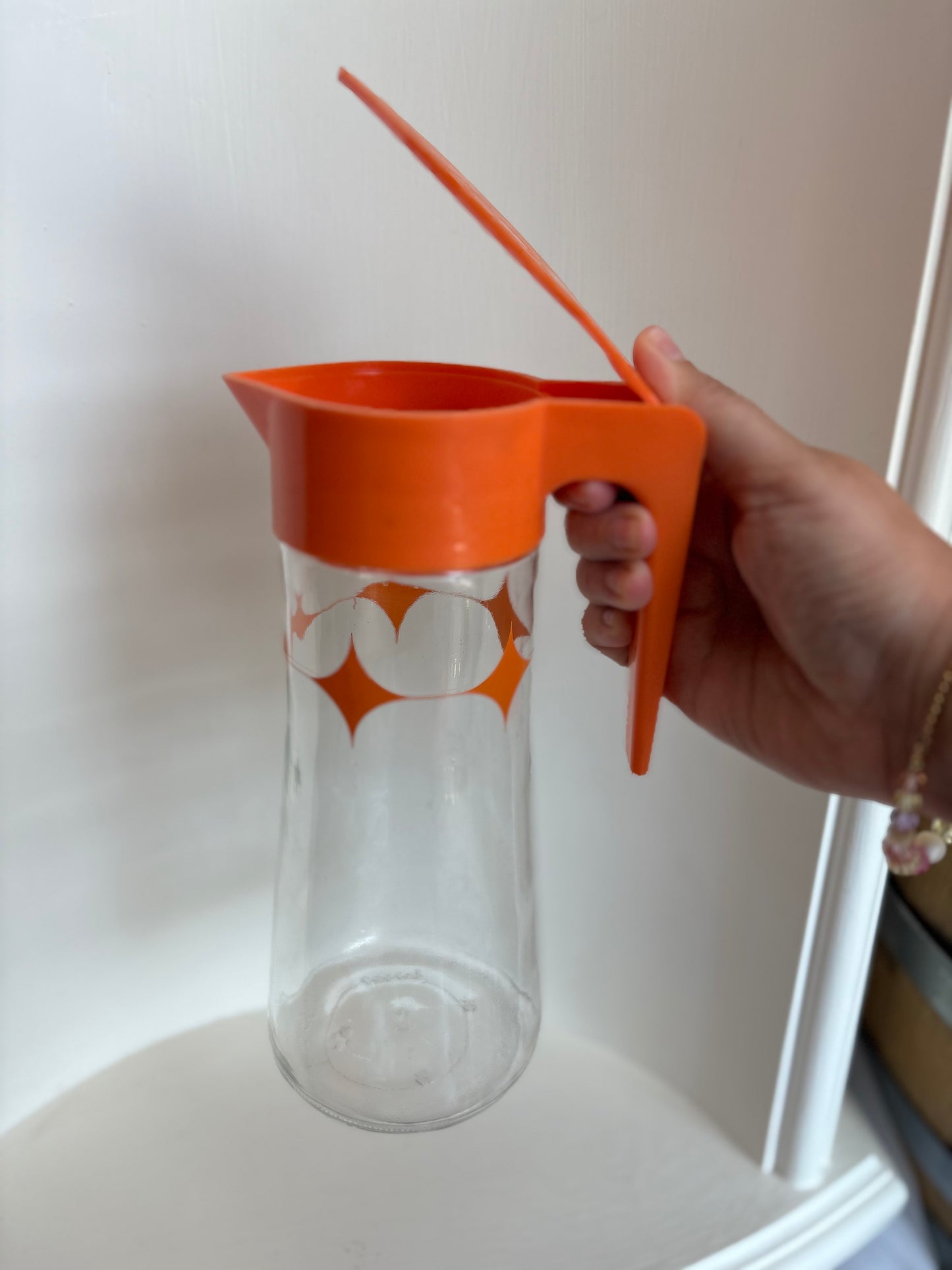 Anchor Hocking Atomic Orange Juice Jug
