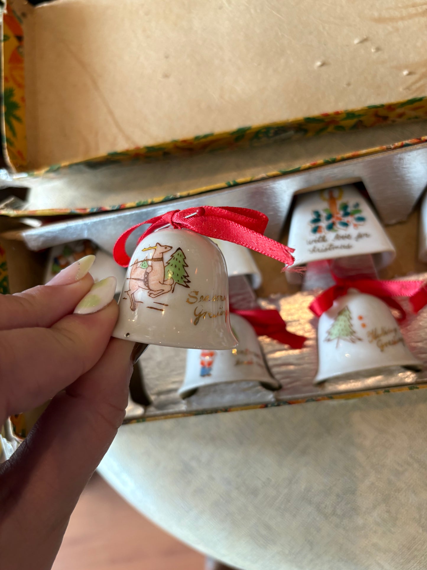 Christmas Bells - set of 12 Made in Japan