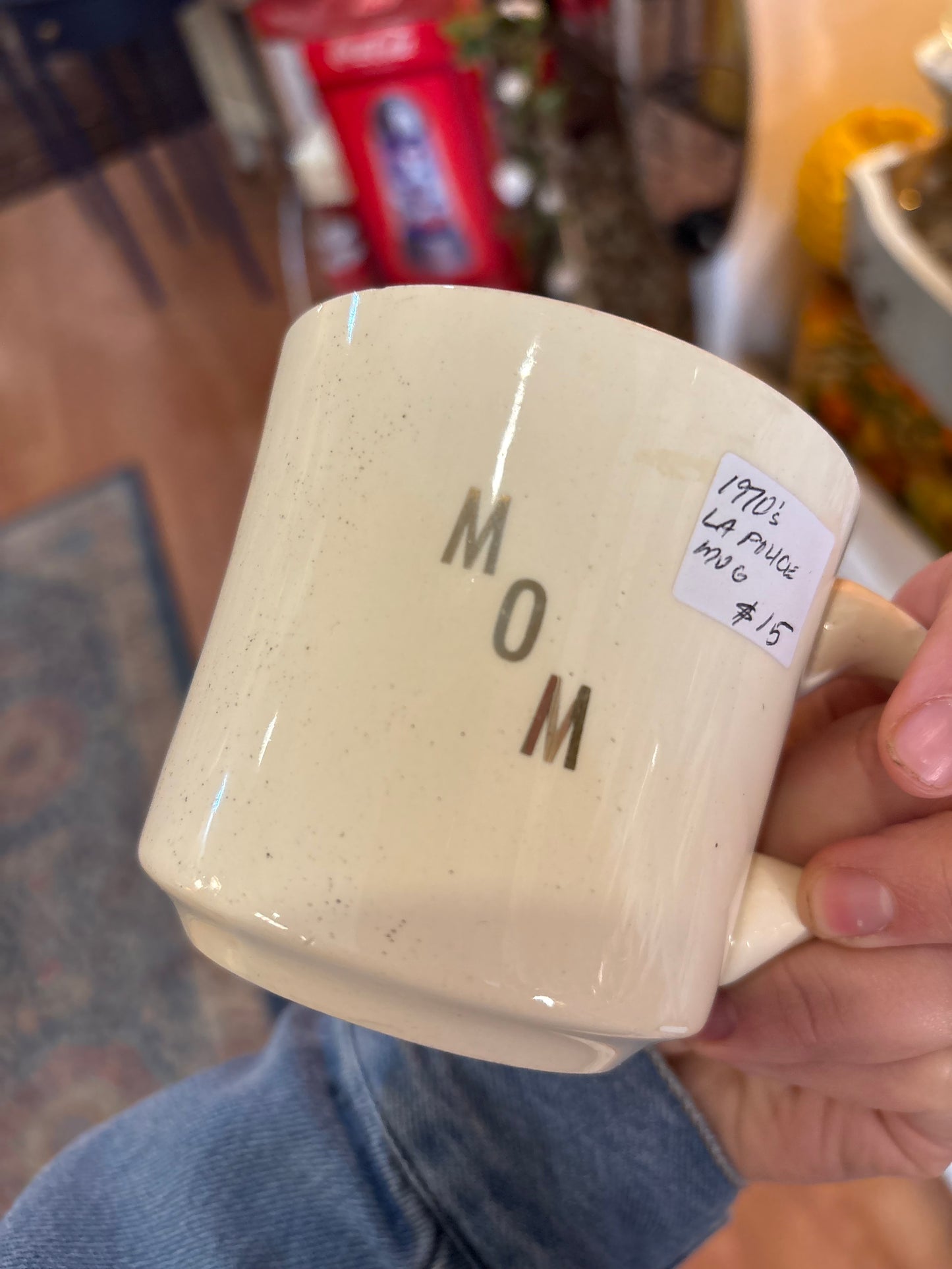 1970s Deputy Sheriff Los Angeles County Mom Mug