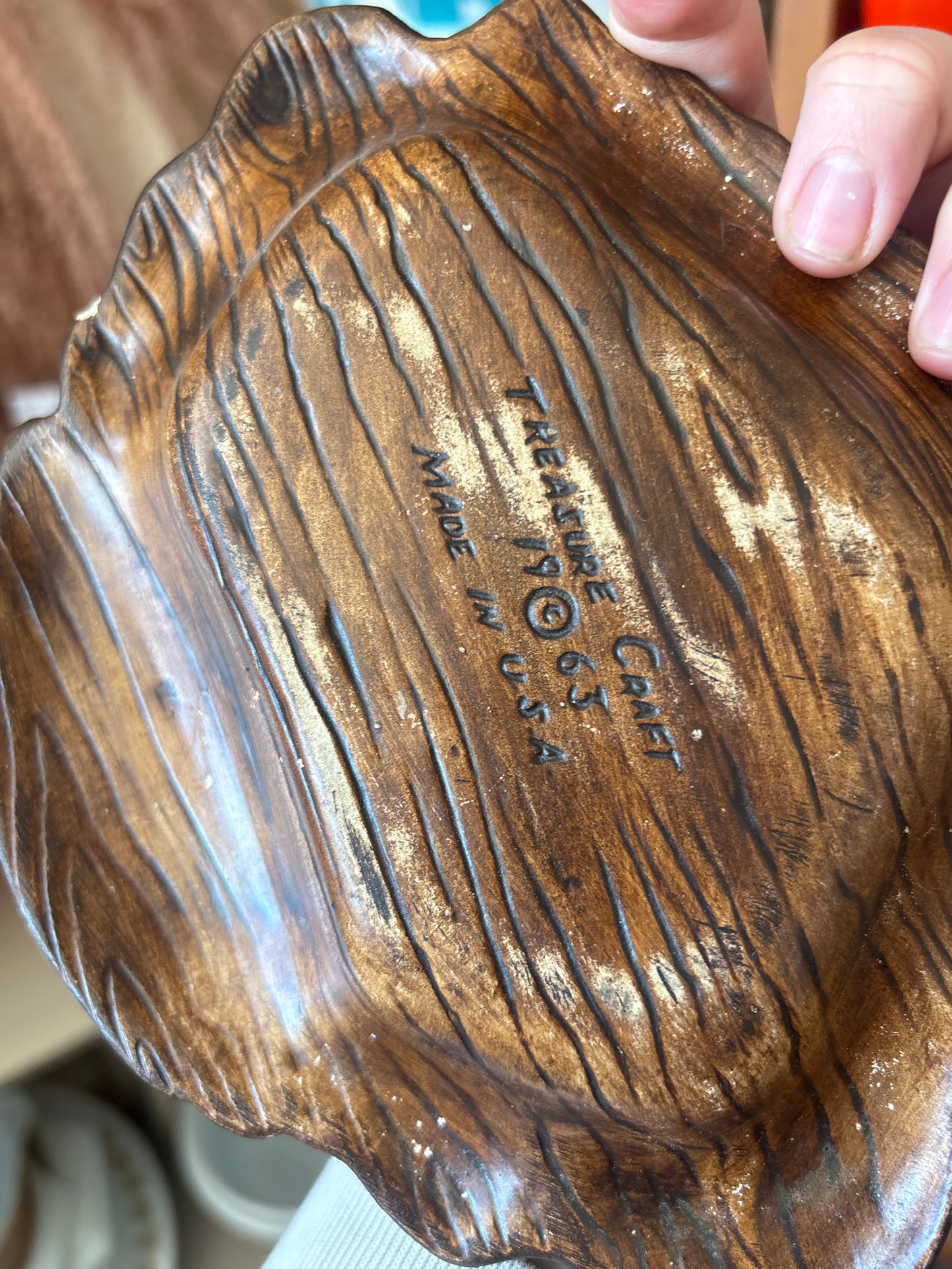 Yellowstone Park Treasure Craft Ashtray Souvenir