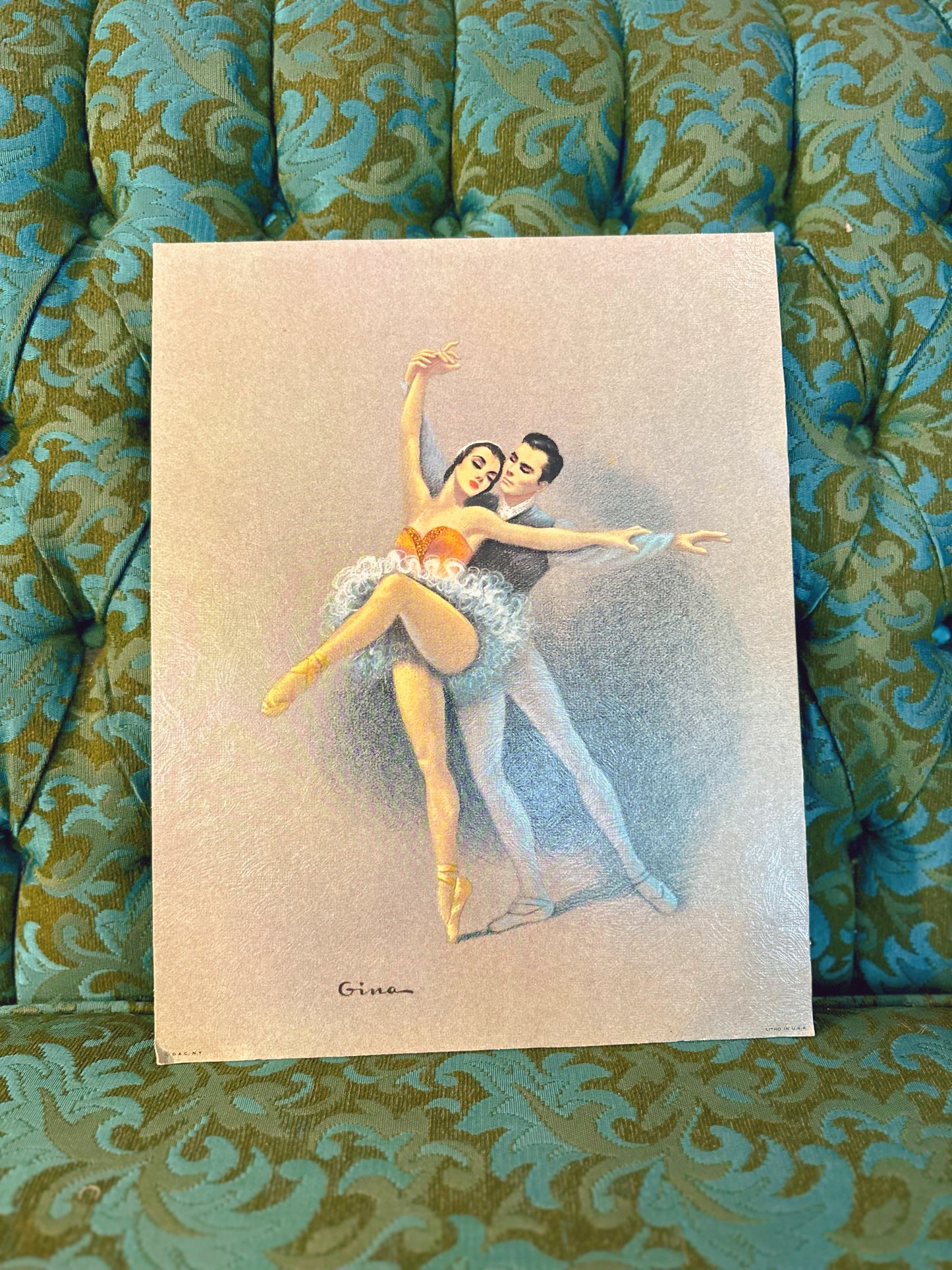 Gina Mid Century Ballet Art #1