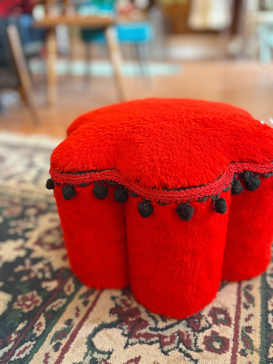Small handmade footstool