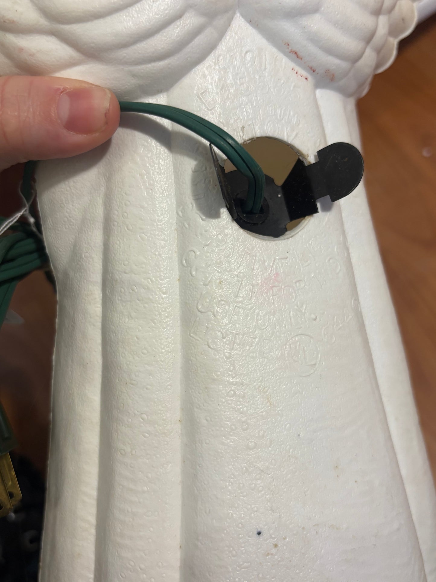 General Foam Plastics Co vintage angel blow mold