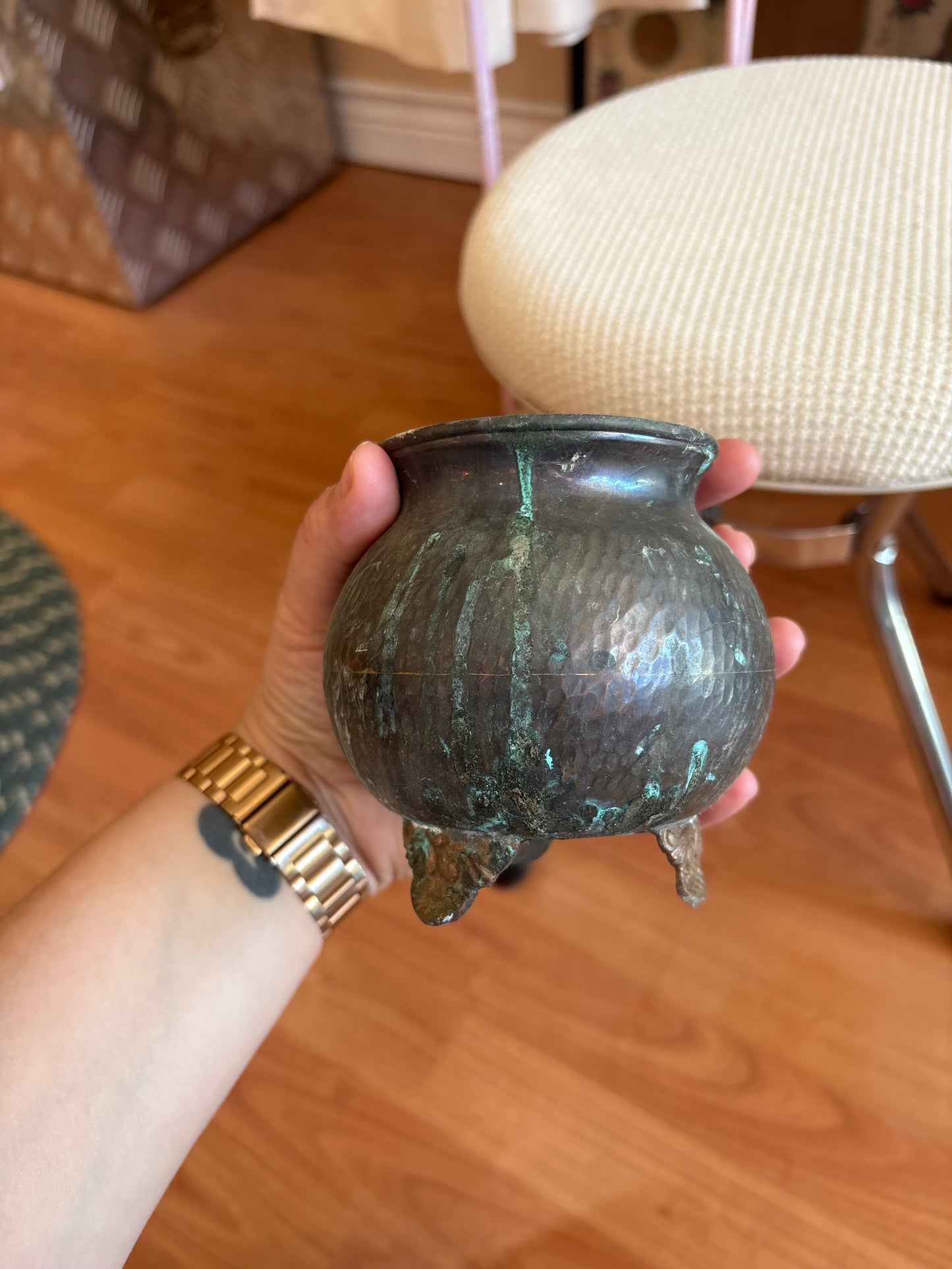 Small Brass Pot