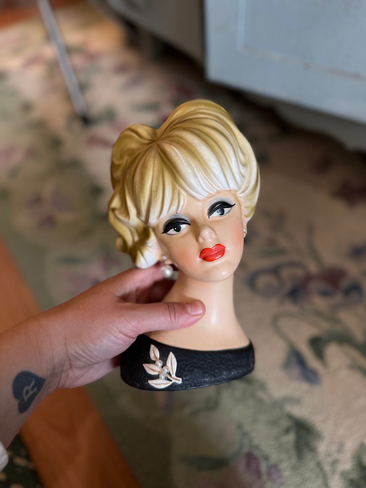 Large Napcoware Lady Head Vase