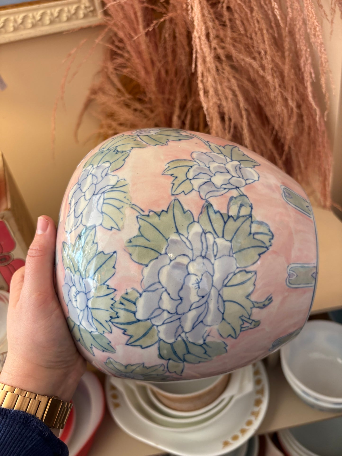 Floral Pottery Plant Pot