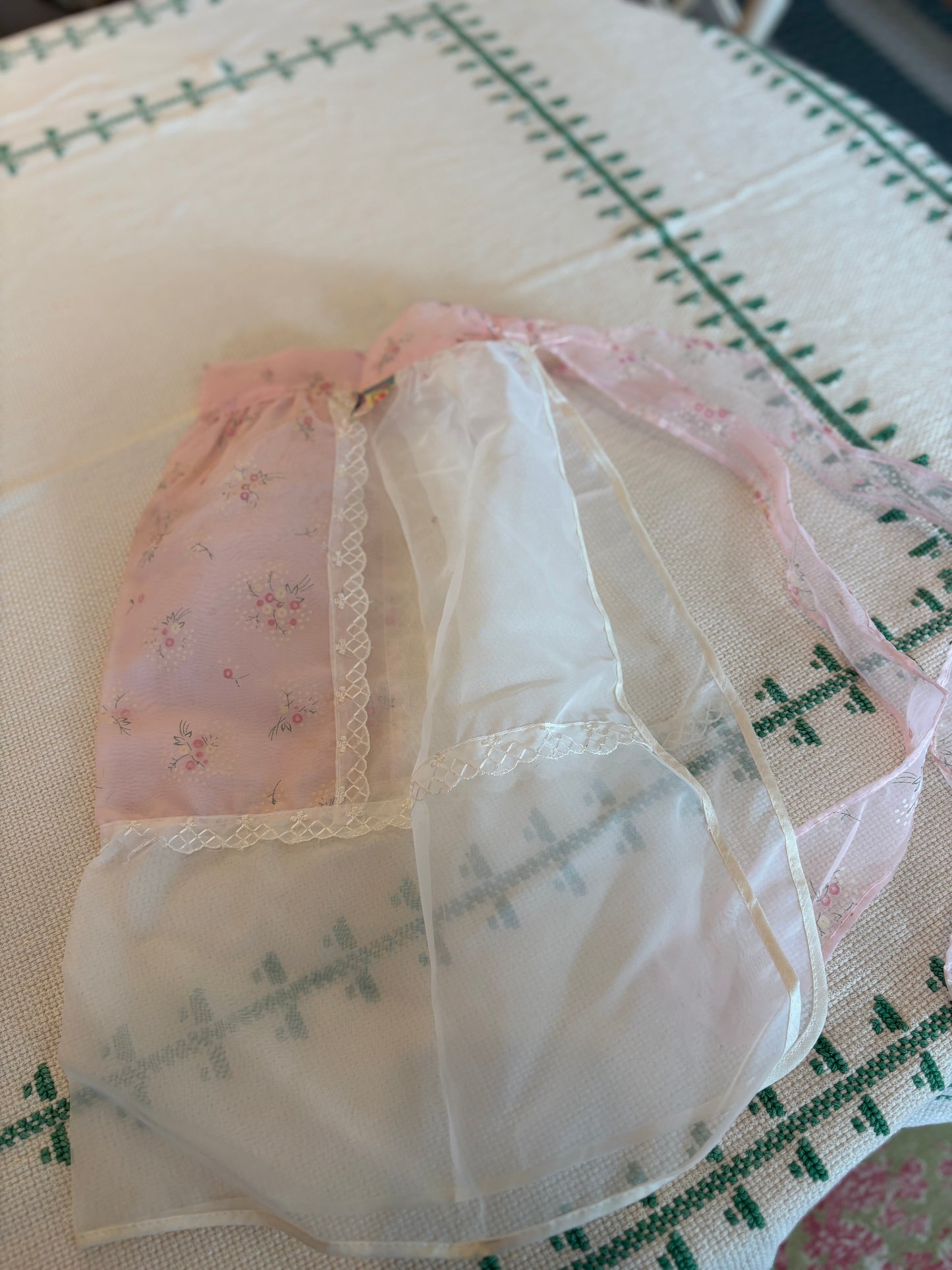 Julie Hunter vintage floral apron