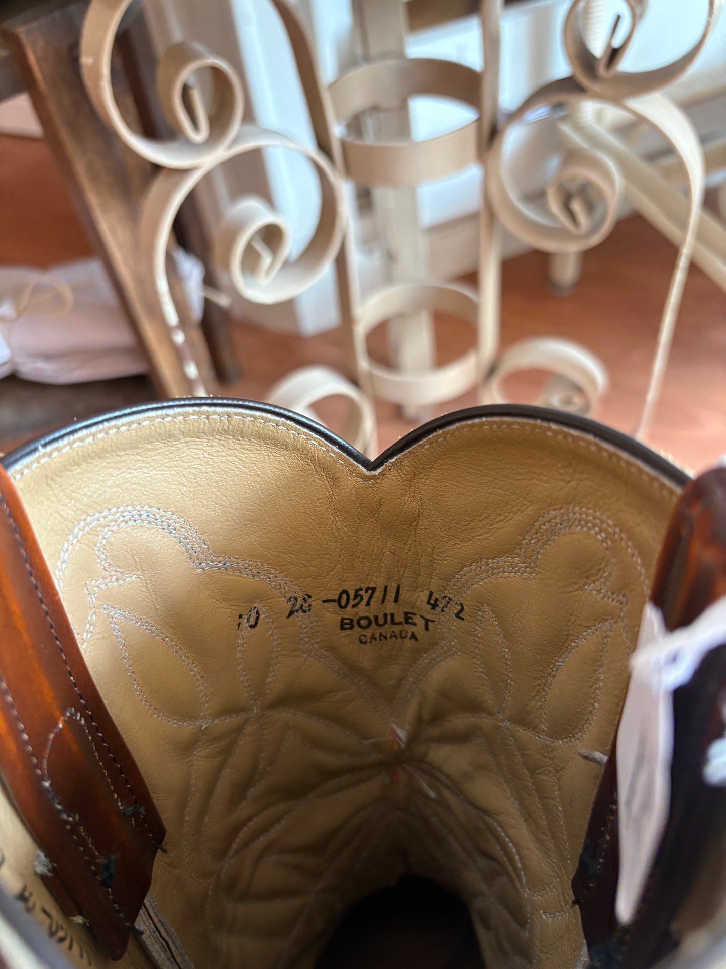 Boulet Canada size 10 cowboy boots - excellent condition