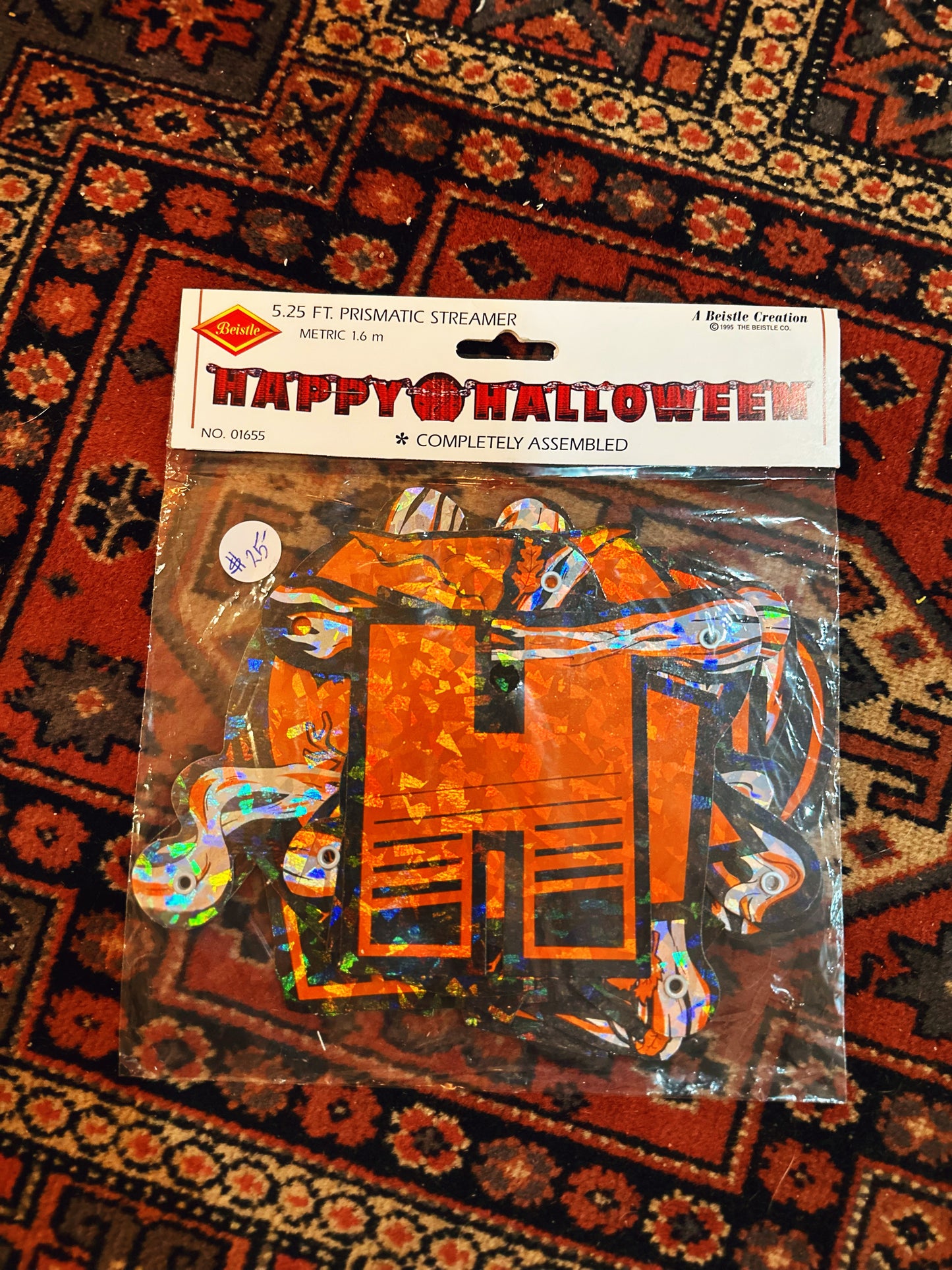 Beistle Vintage Happy Halloween cutout banner