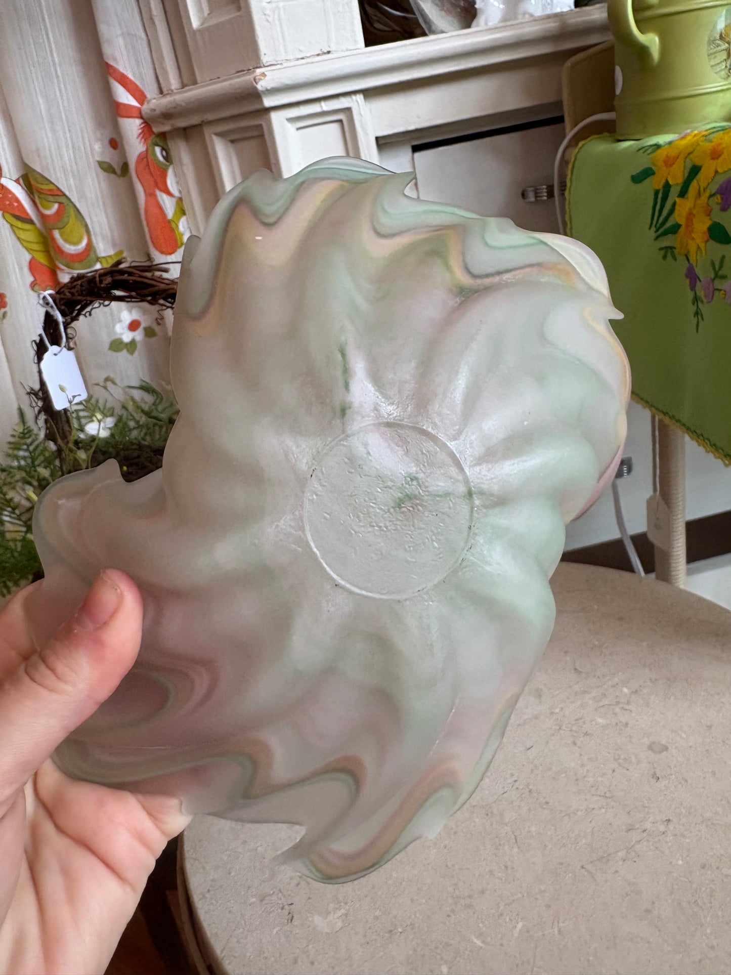 Murano Glass Dish - pastels