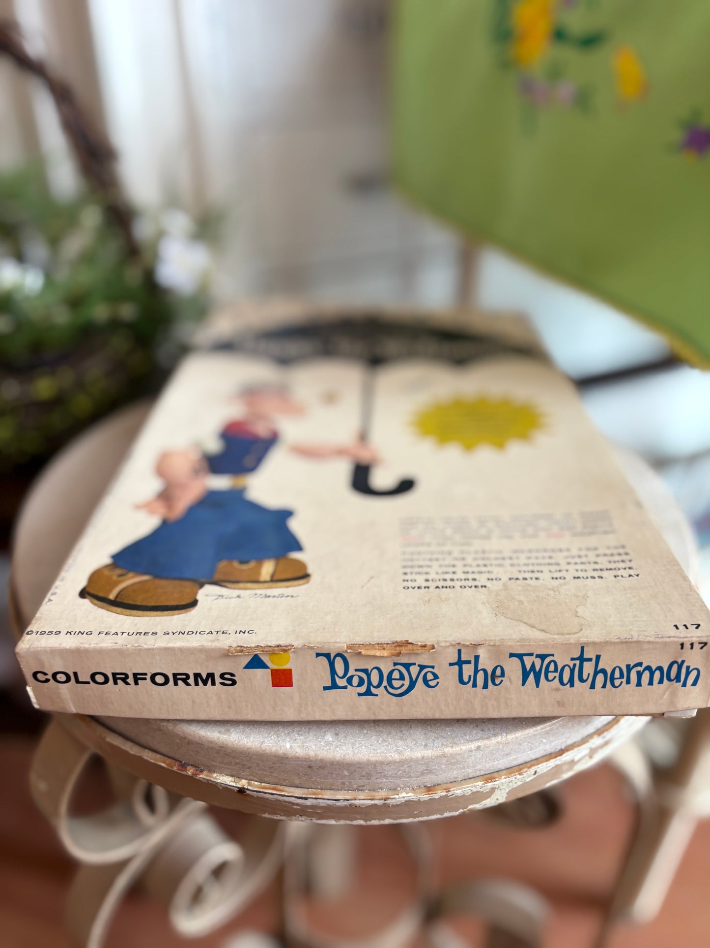 1959 Colorforms- Popeye the Weatherman