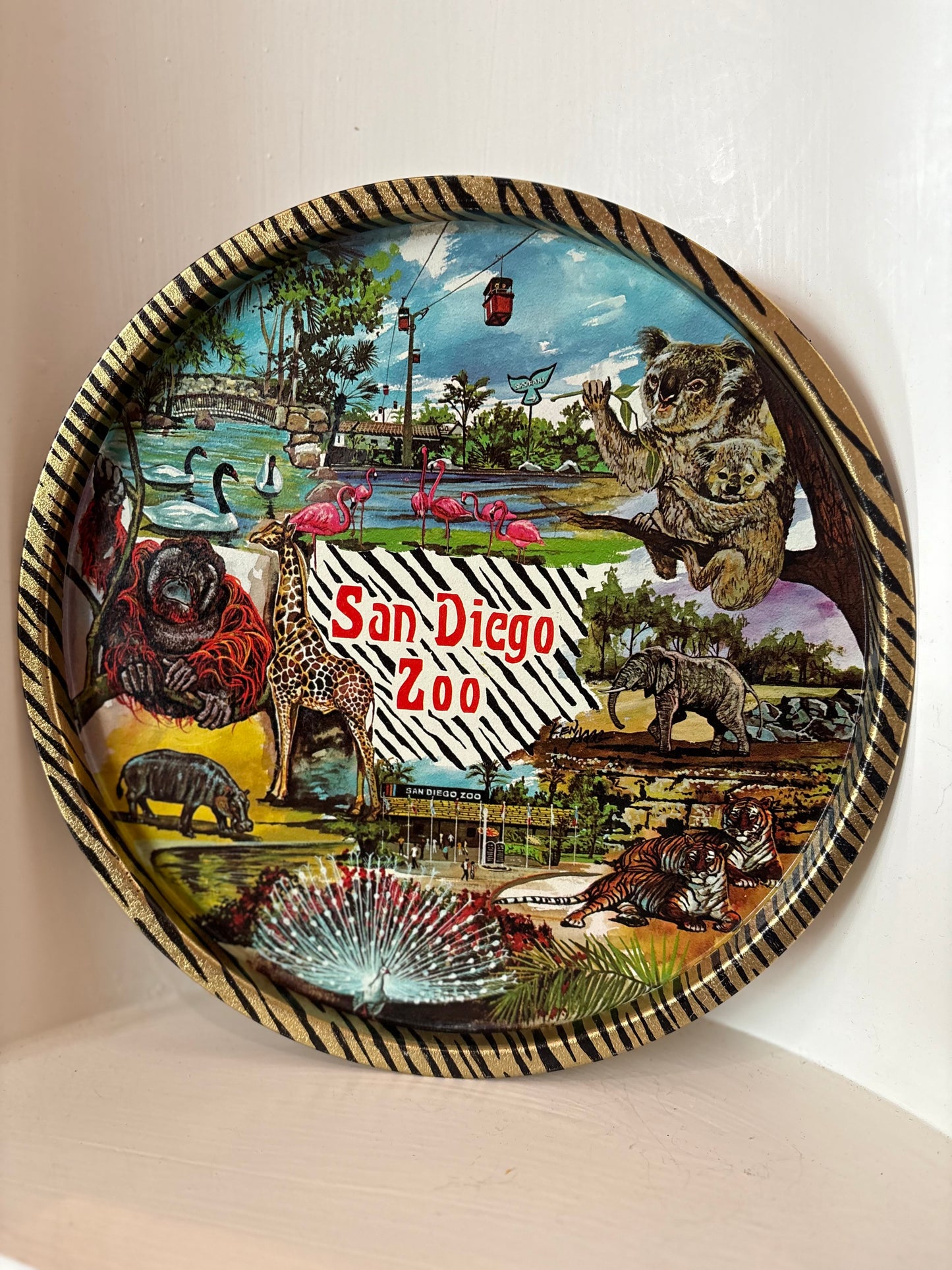 Metal San Diego Zoo Tray