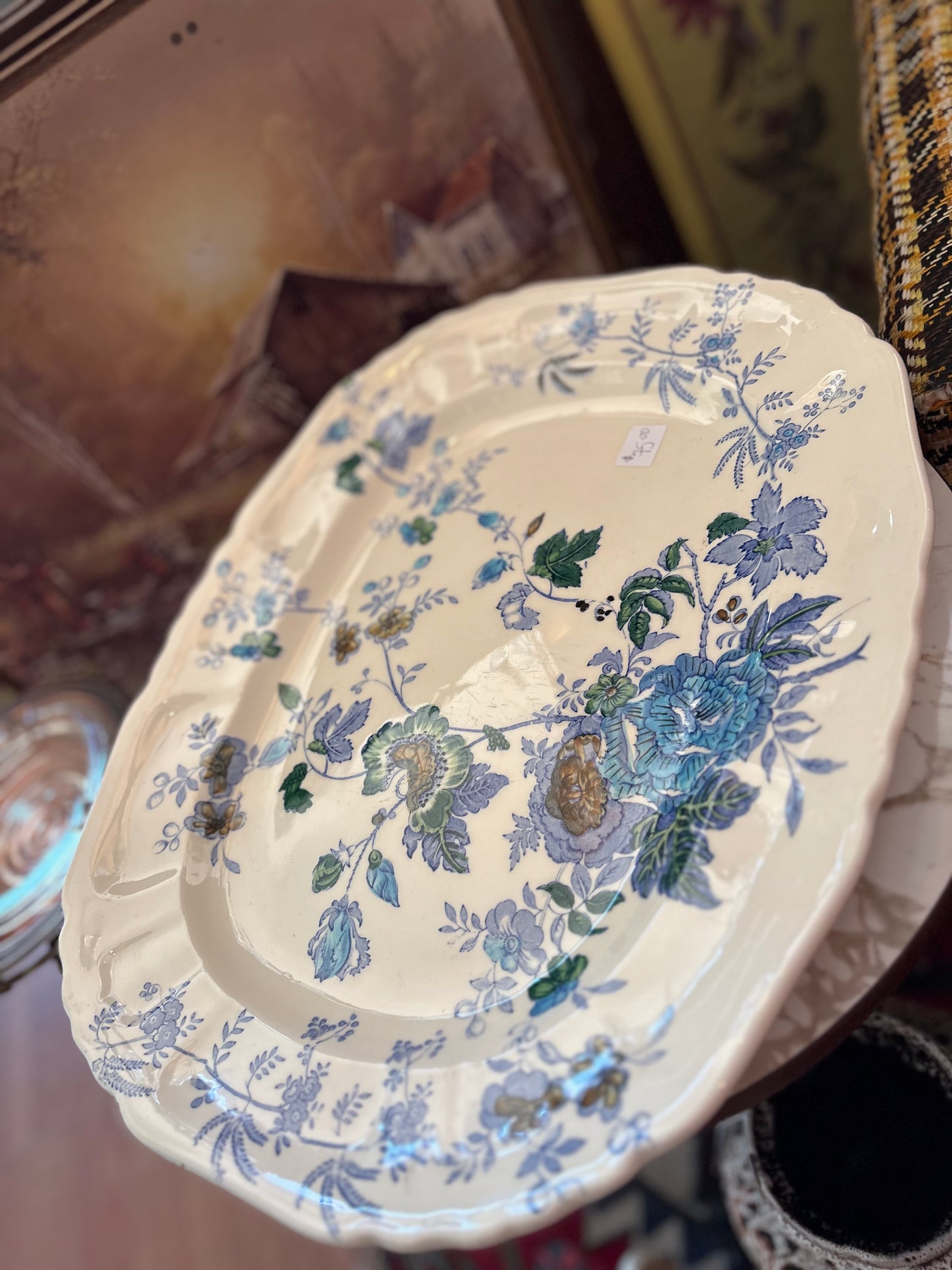 Mason’s England blue & white tray