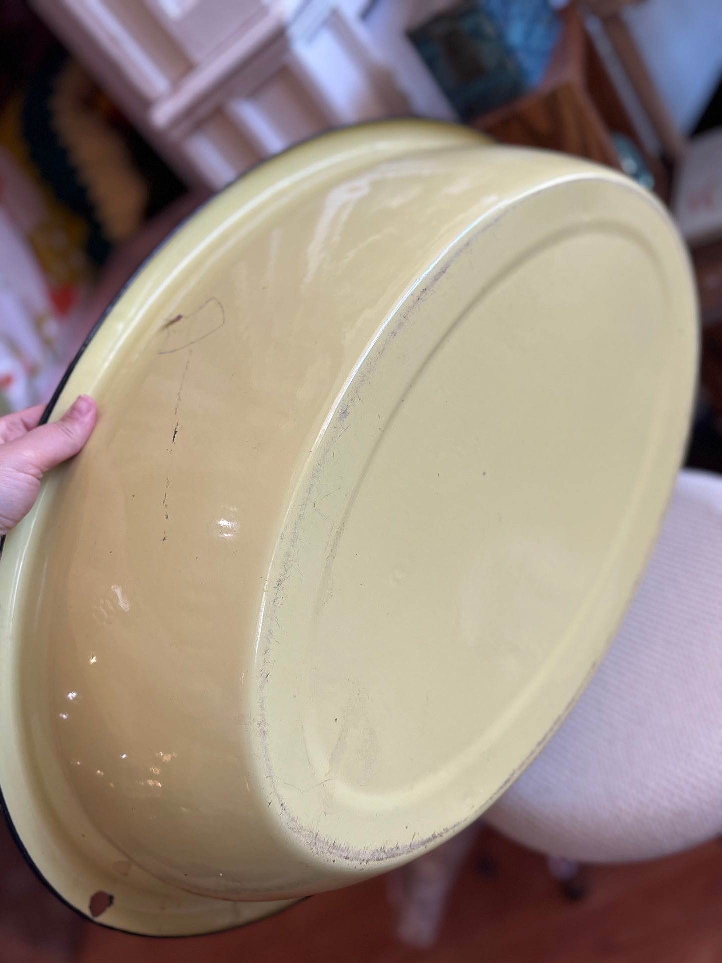 24” Enamled Steel Pan