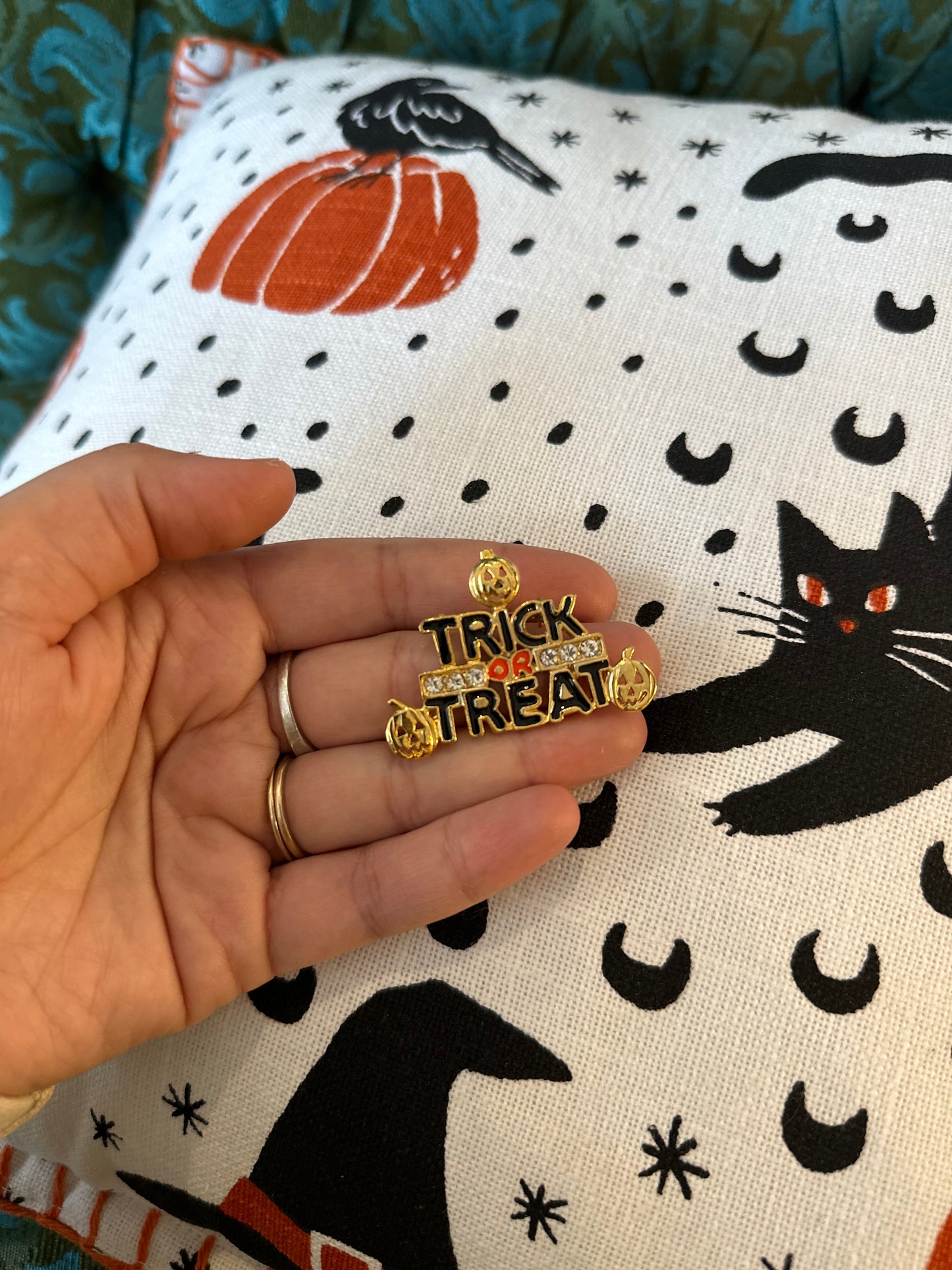 Trick or Treat vintage pin