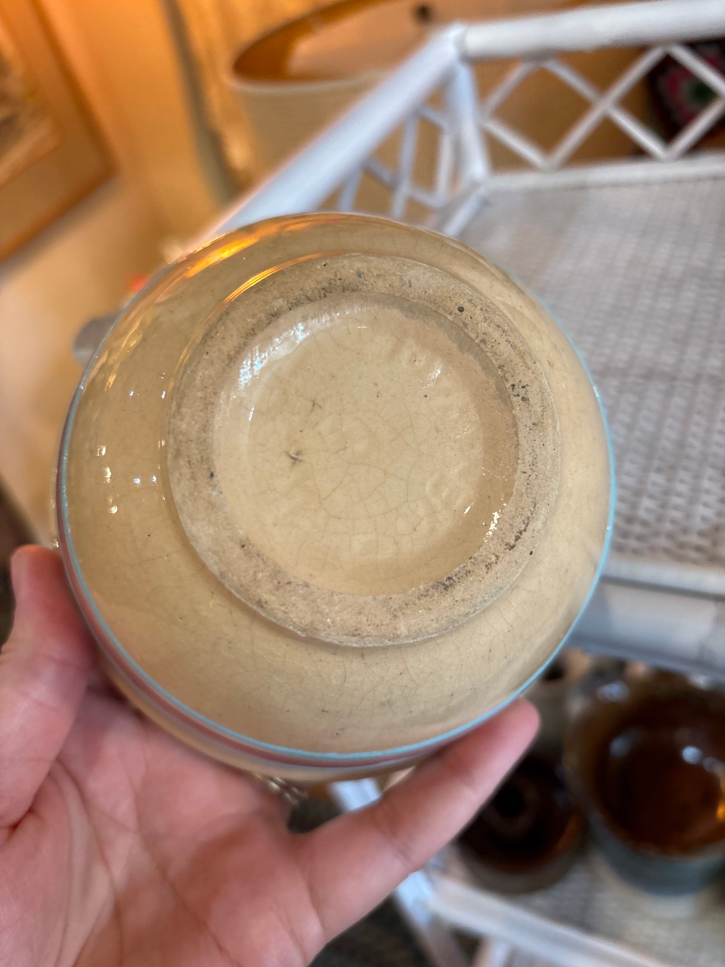 Striped Pottery Bowl