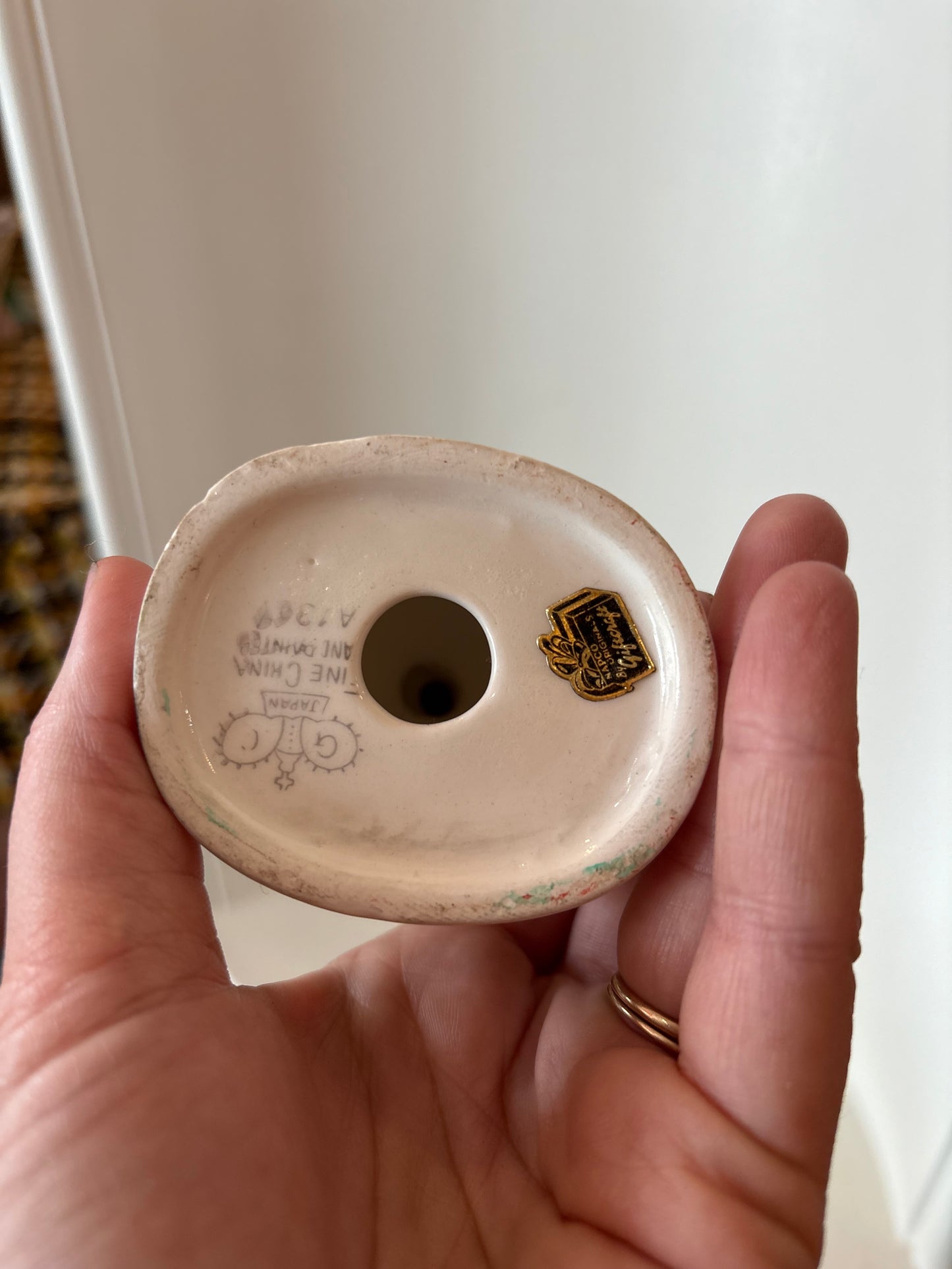 Napco Giftcraft September Birthday Girl Angel - made in Japan