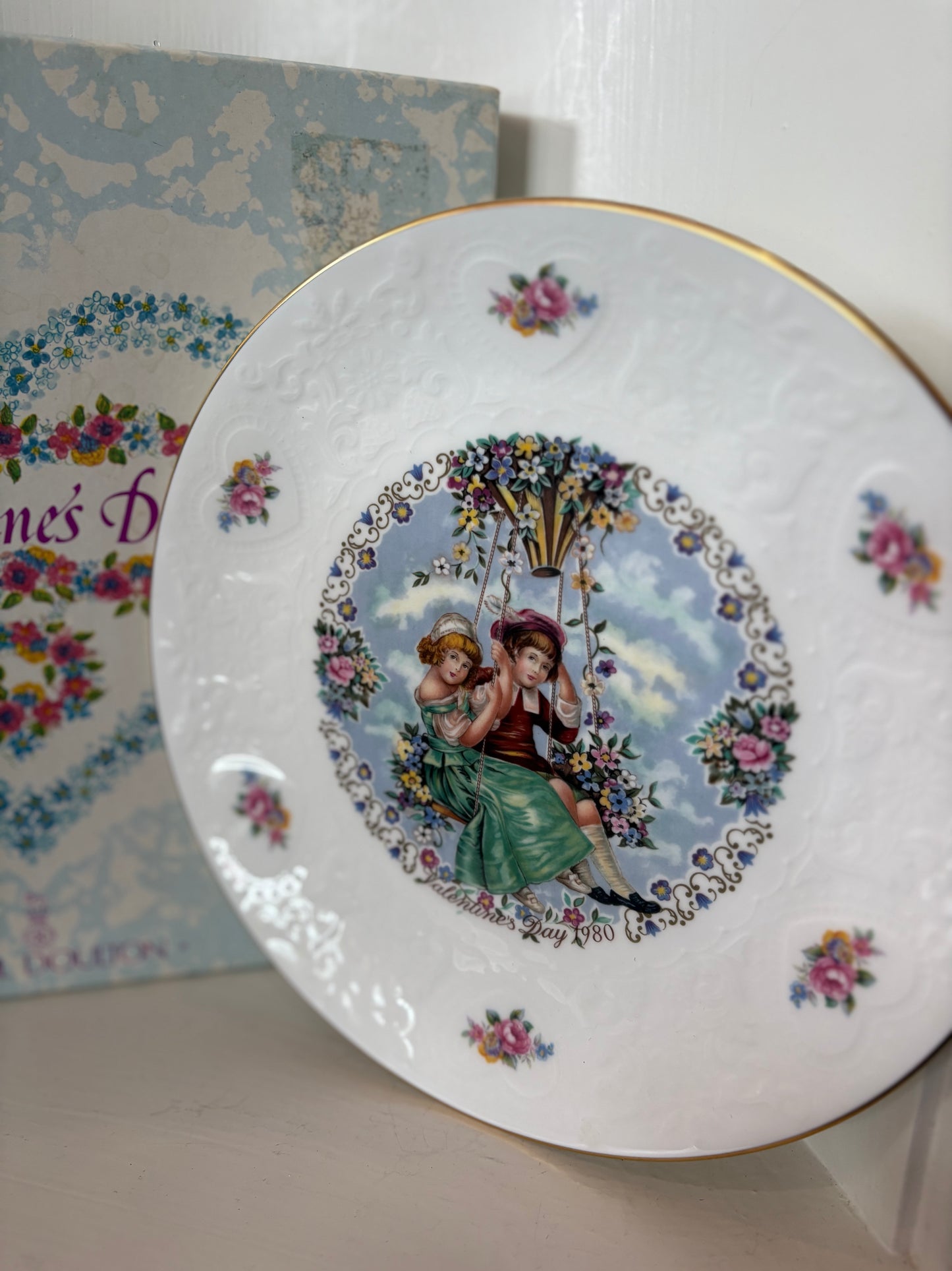 1980 Valentines Day Royal Doulton Plate