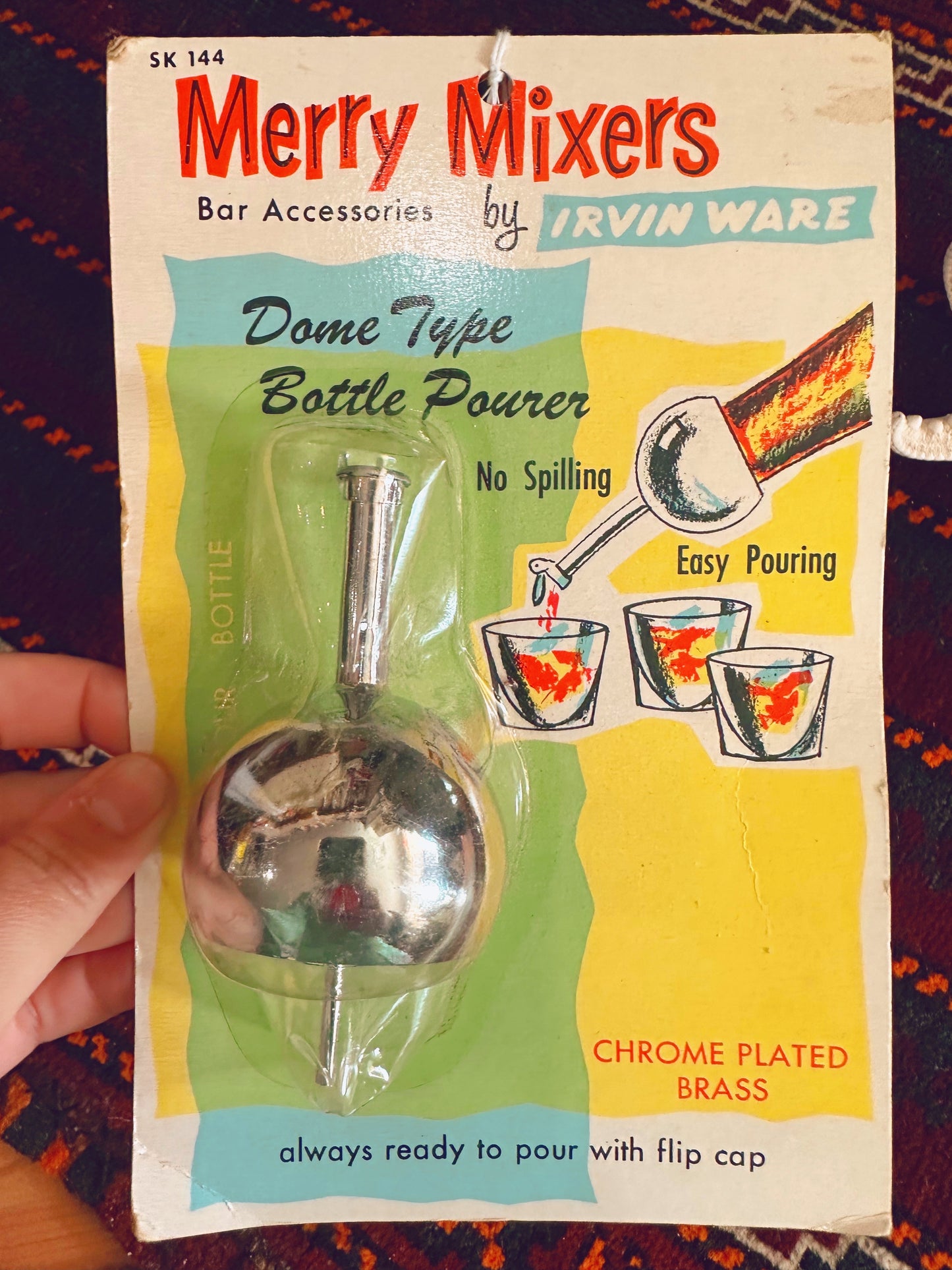 Merry Mixers Dome Type Bottle Pourer by Irvin Ware