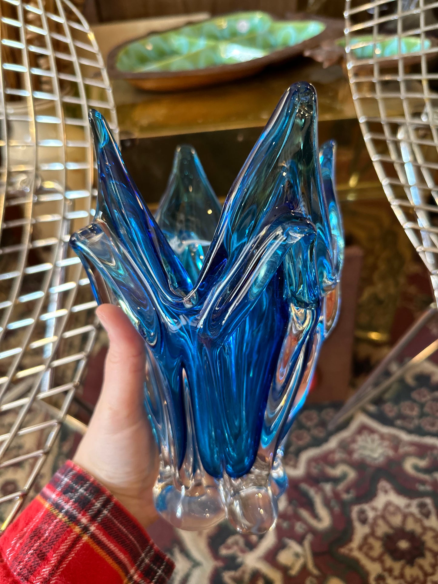 1960s Chalet Canadian Signed art Glass