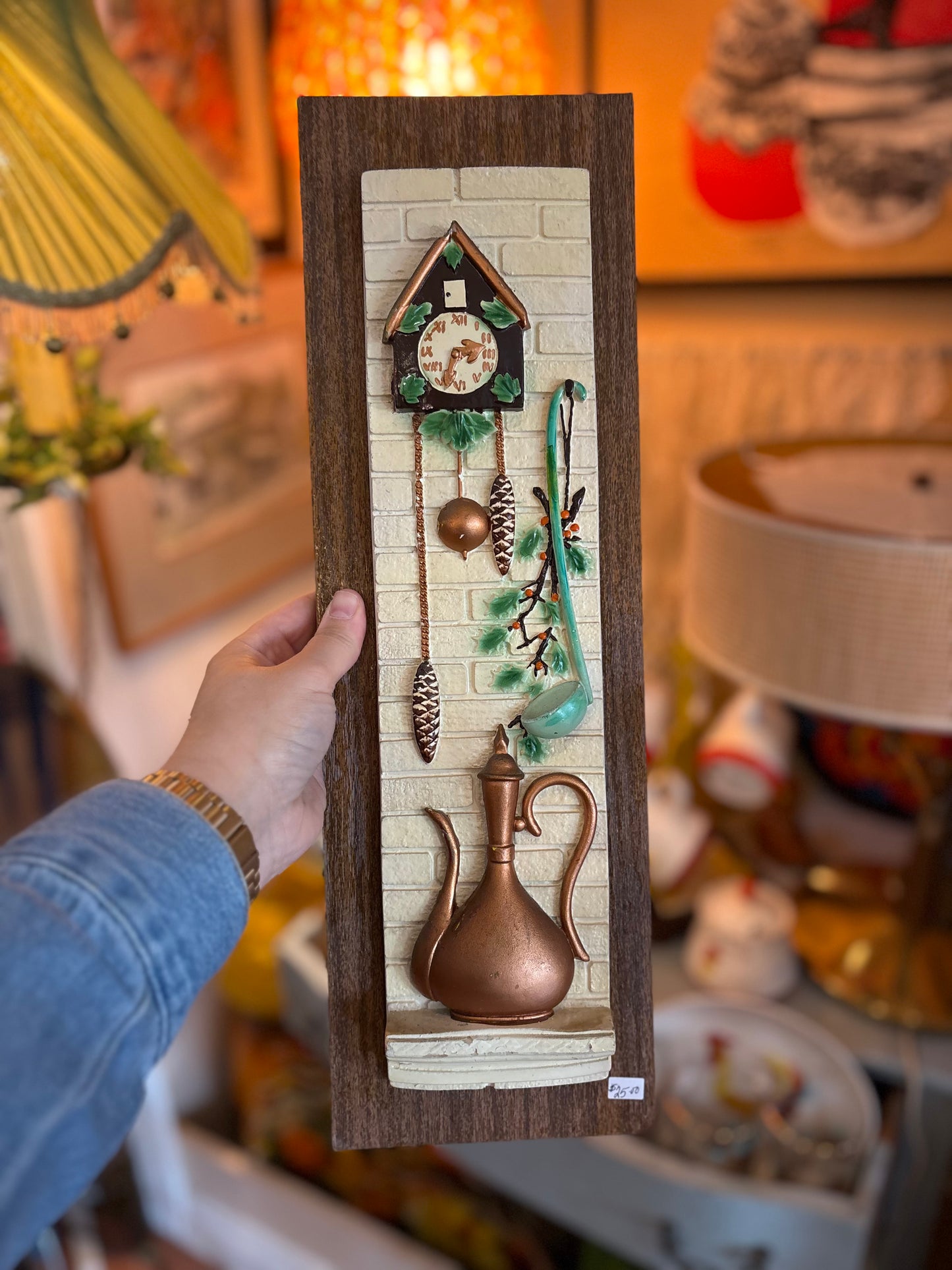 Mid Century Kitchen Plaque - Cuckoo Clock