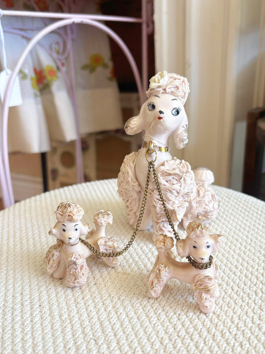 Pink Spaghetti Poodles - Giftcraft made in Japan