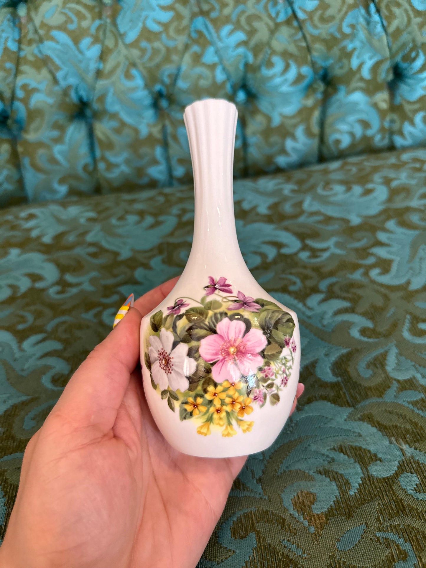 Royal Grafton England Vase - Country Flowers