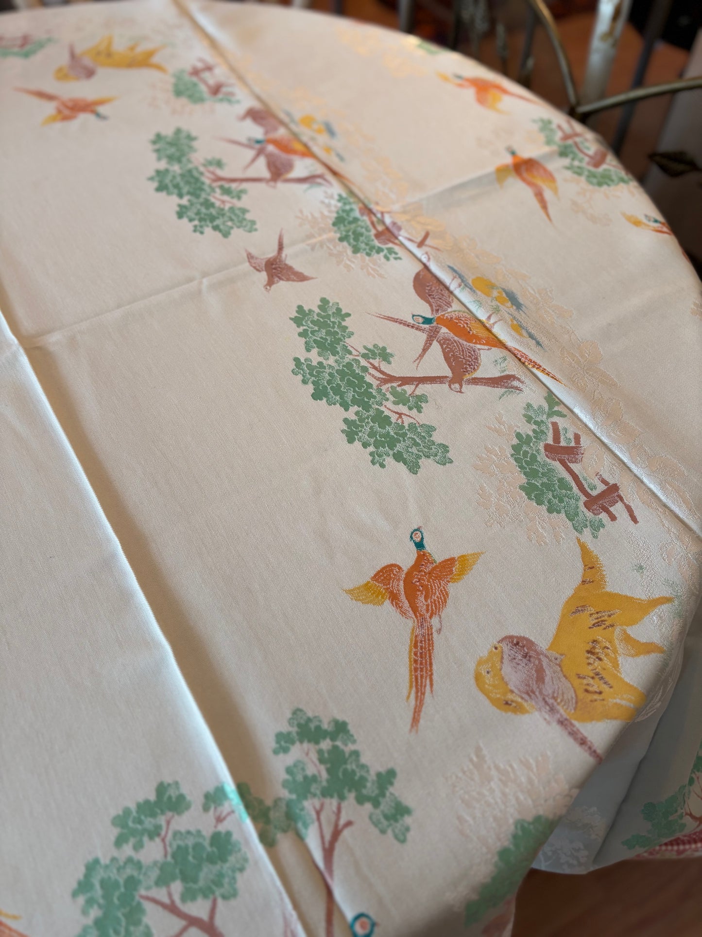 Pheasant TableCloth 68x48