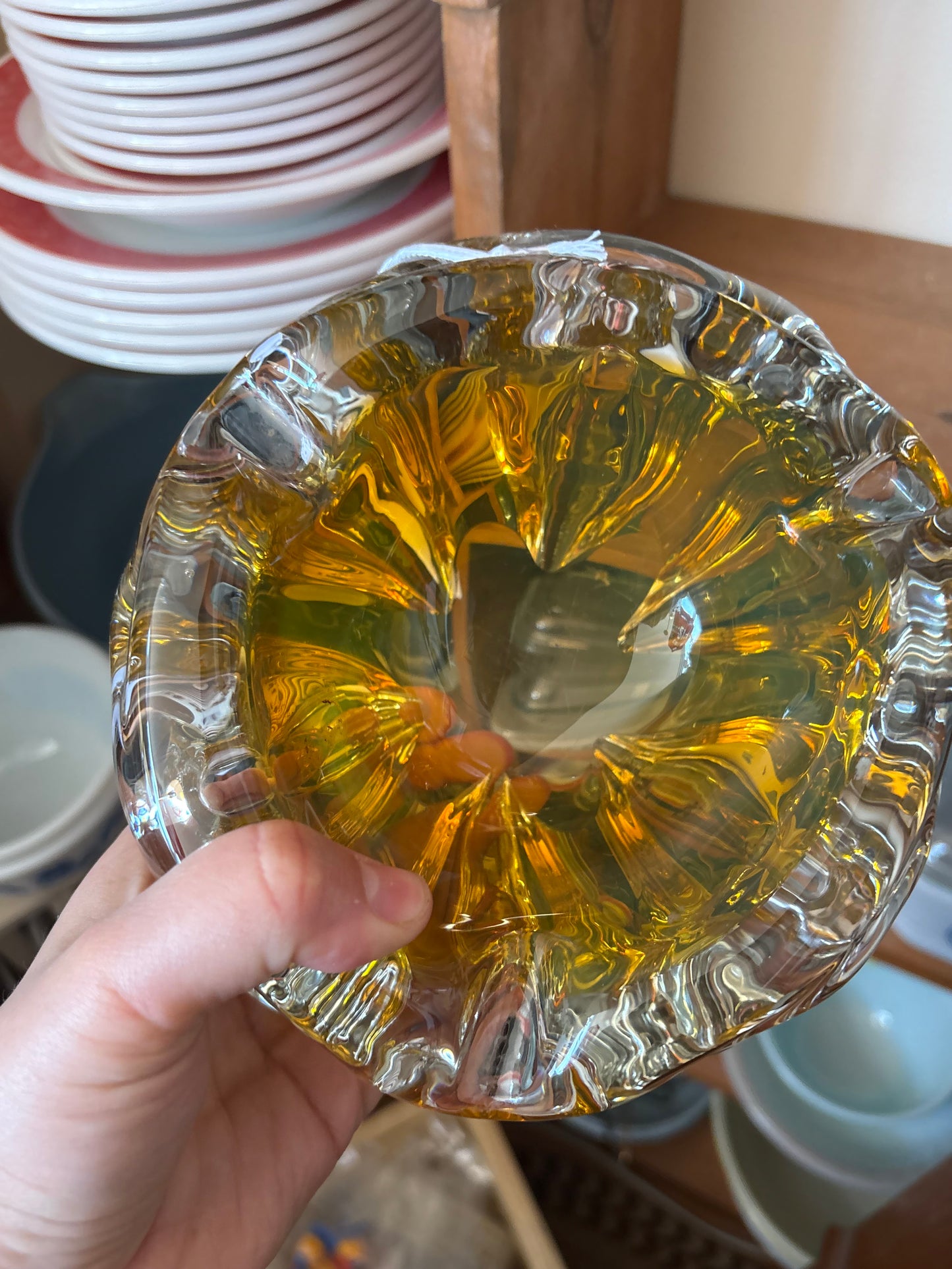 1960s Studio Glass Bowl