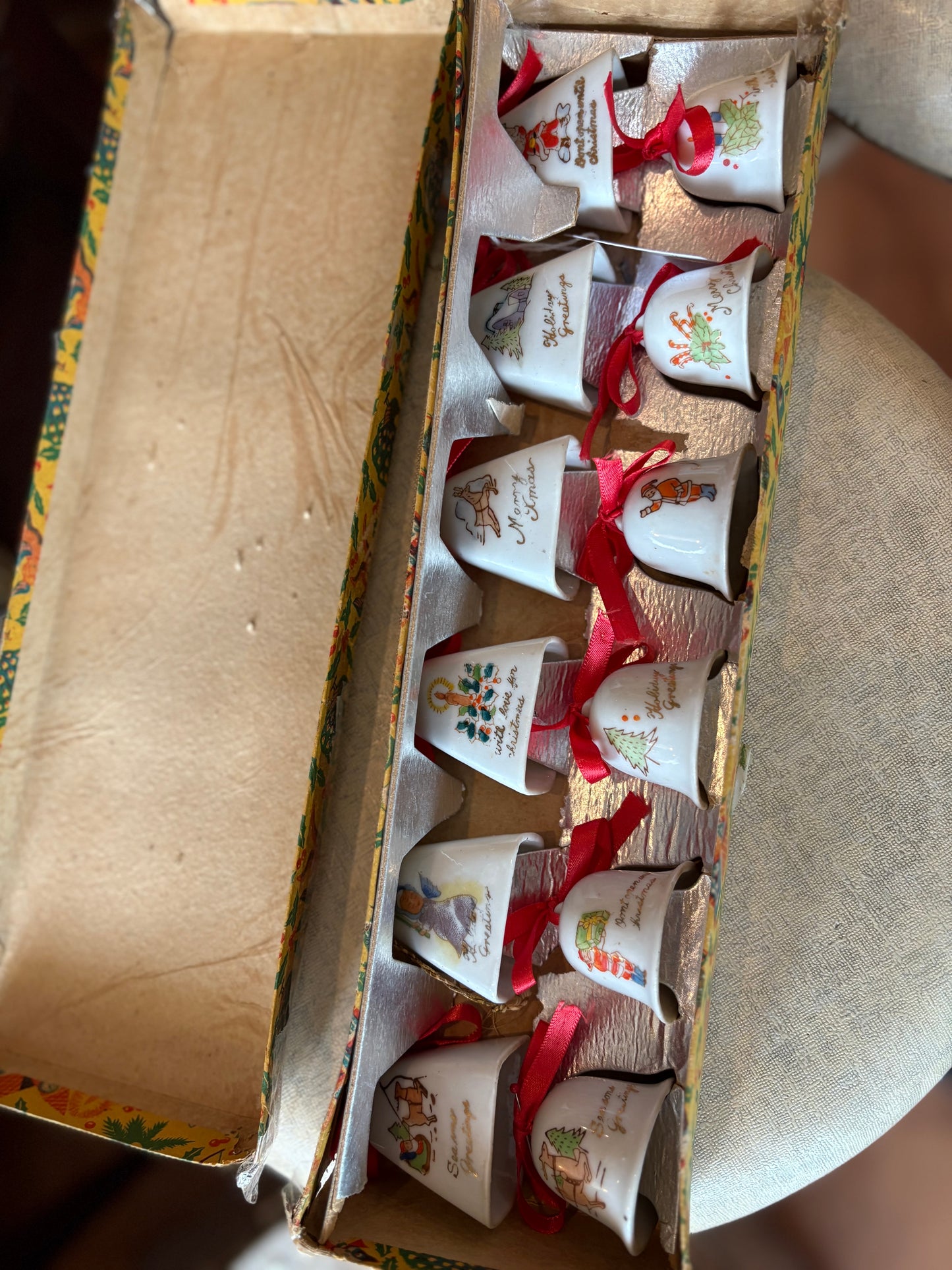 Christmas Bells - set of 12 Made in Japan