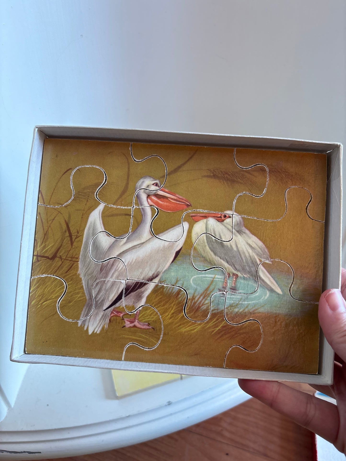 Set of 3 Wooden Animal Puzzles in a box